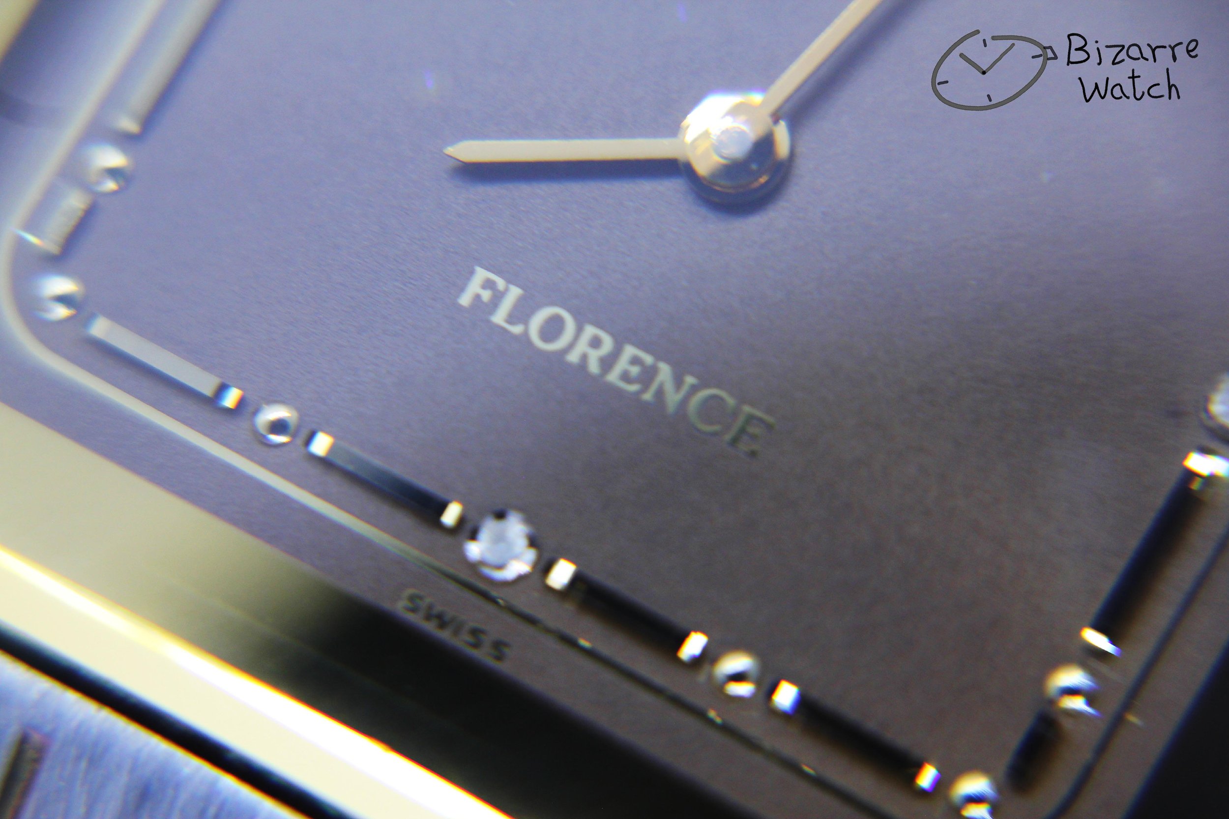 logo dial diamond Rado Florence 121.2019.2 bracelet goldplated sapphire bizarrewatch bizarre watch women men unisex used preowned