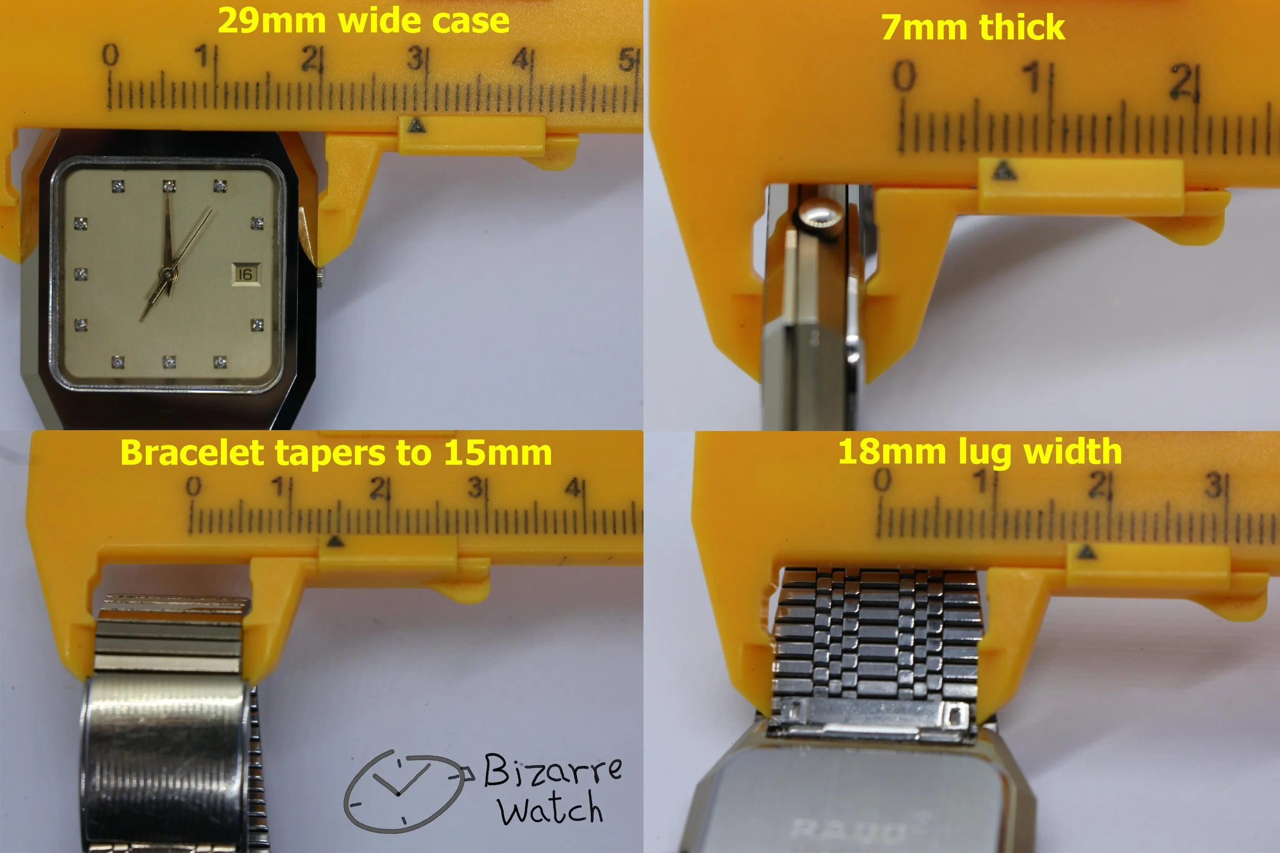 size dimensions wrist tungsten sterile dial Vintage Scratchproof Rado Diastar 129.0325.3 Tungsten Goldplated Unisex Watch bizarre women men unisex