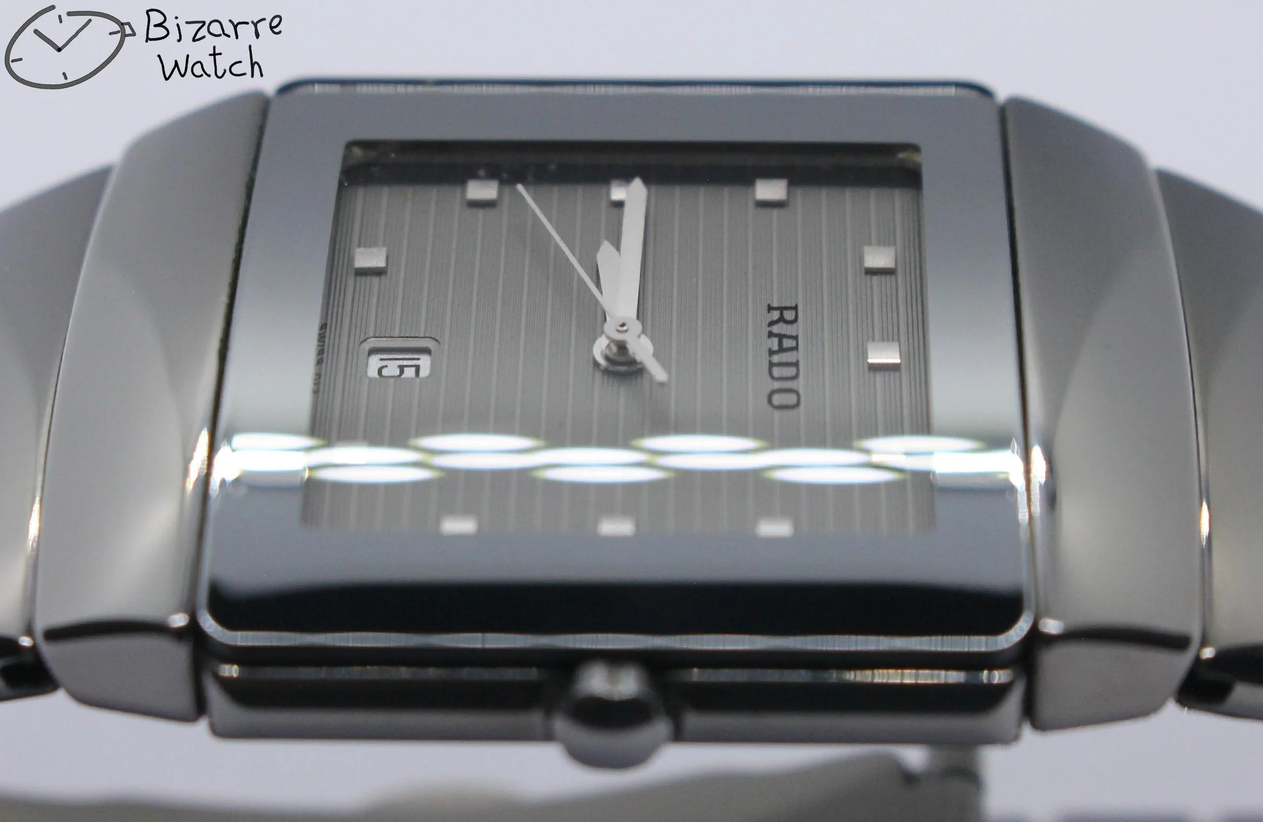 polarised polarized lens view vintage scratchproof Rado Diastar Sintra Teaked 29mm Silver 152.0332.3 Ceramic Titanium Watch women men unisex