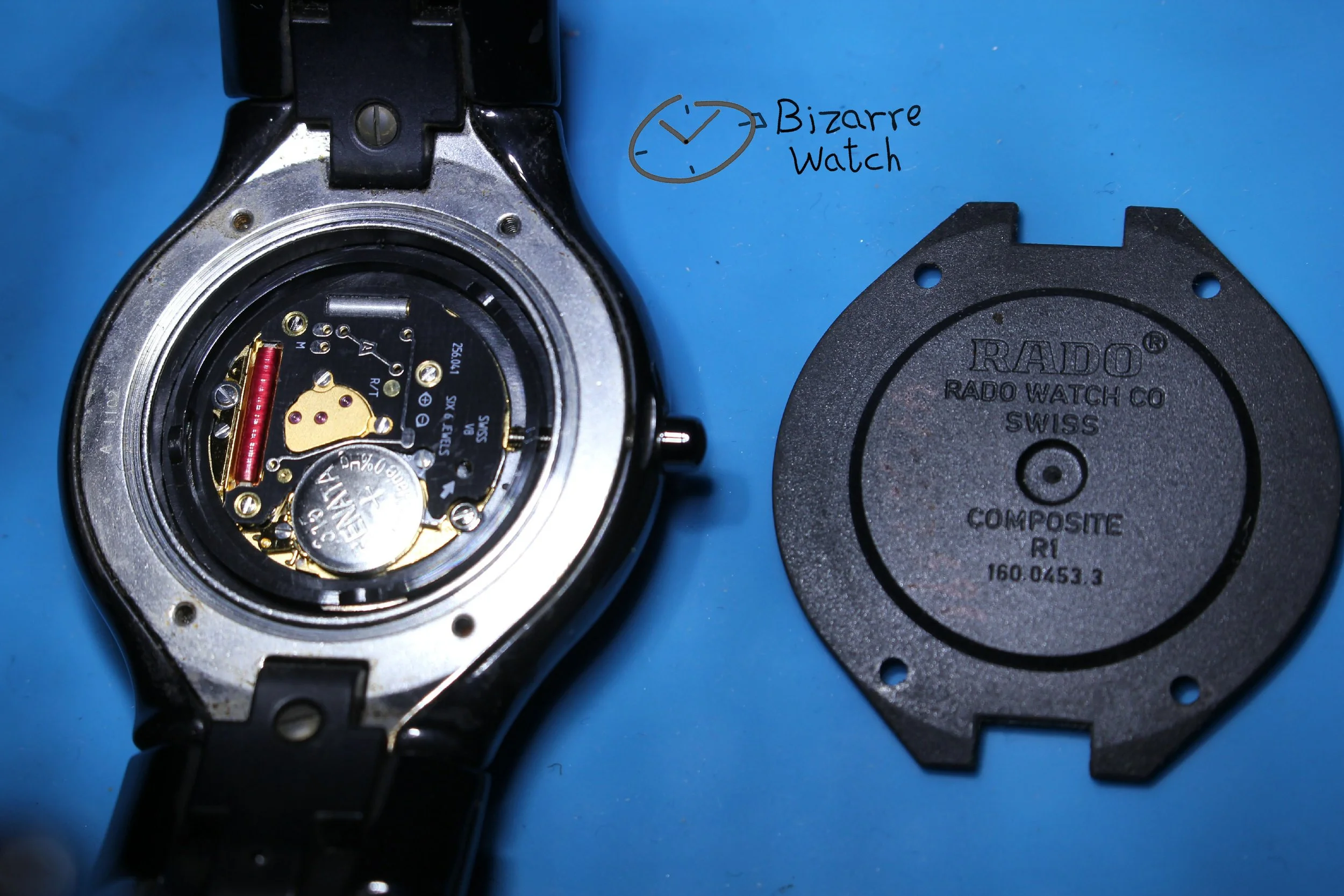 ETA 256.041 movement Scratchproof Rado Xeramo Jubilé Jubile 37mm Black Ceramic 160.0453.3 Watch bizarrewatch bizarre men women unisex gents