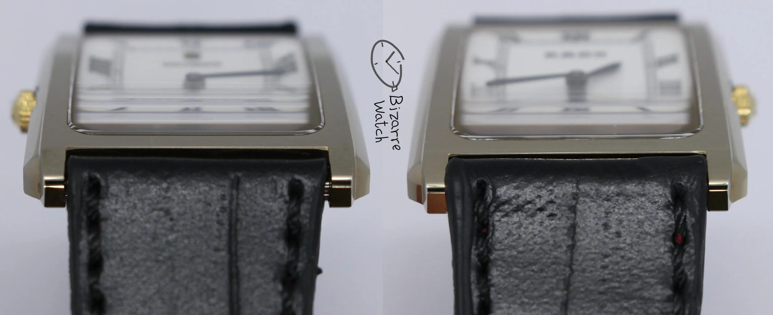 sides top bottom 160.0394.3 vintage roman numerals date Scratchproof 26mm Rado Diastar Tungsten case Genuine Leather Watch men women unisex bizarre