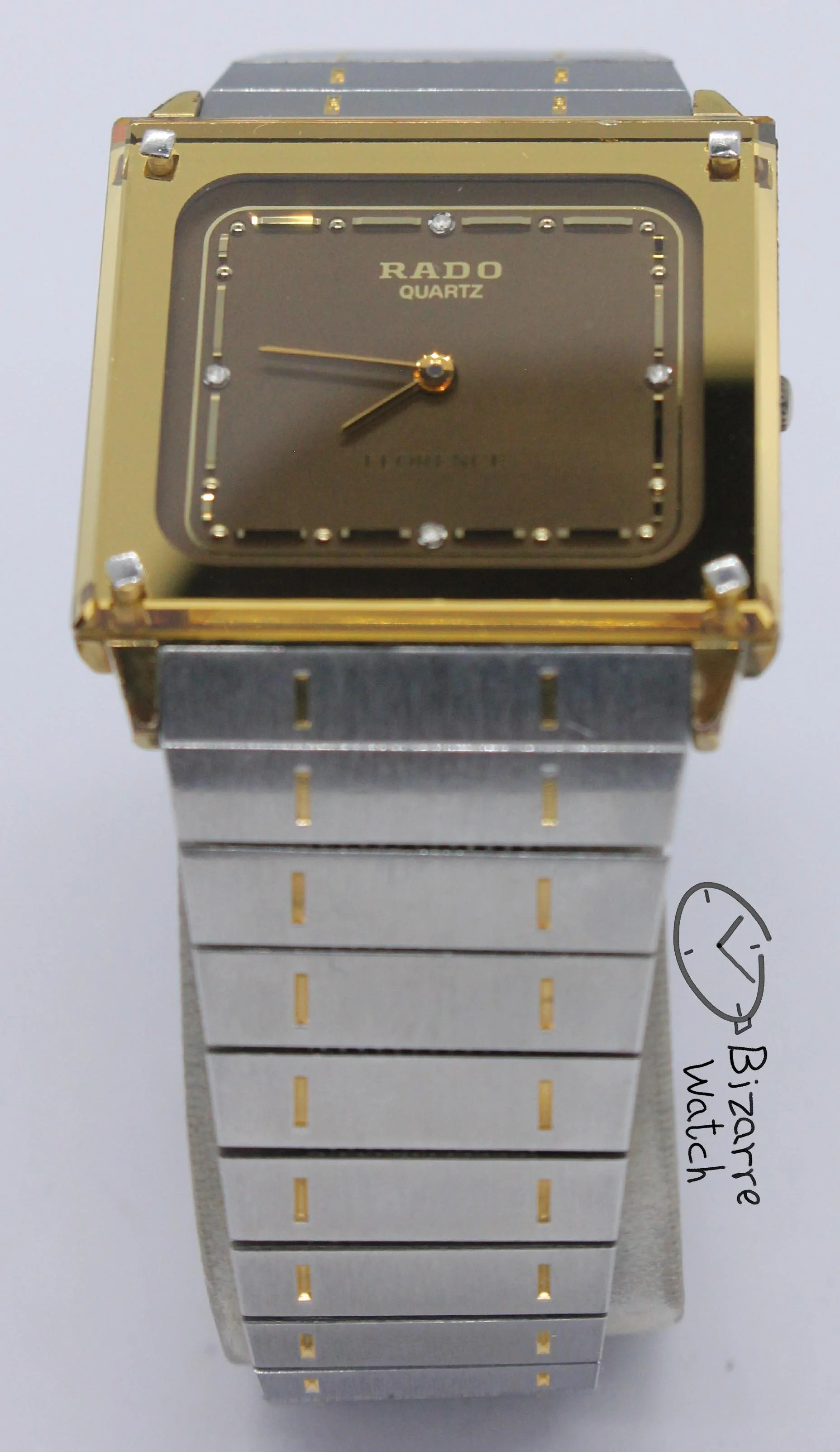Rado Florence 121.2019.2 bracelet goldplated sapphire bizarrewatch bizarre watch women men unisex used preowned