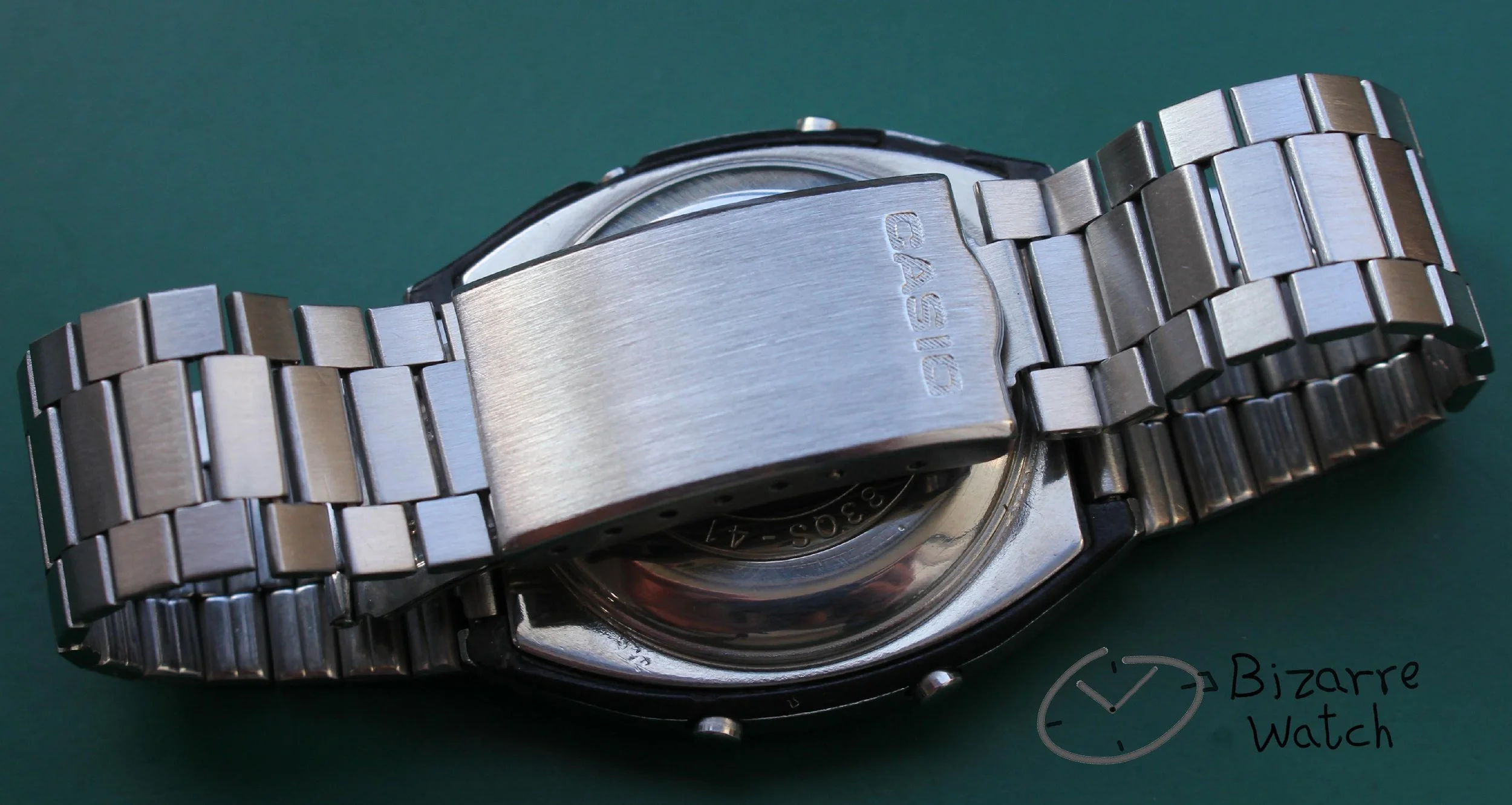 clasp polishing sating finishing CASIO 83QS-41 Watch Service