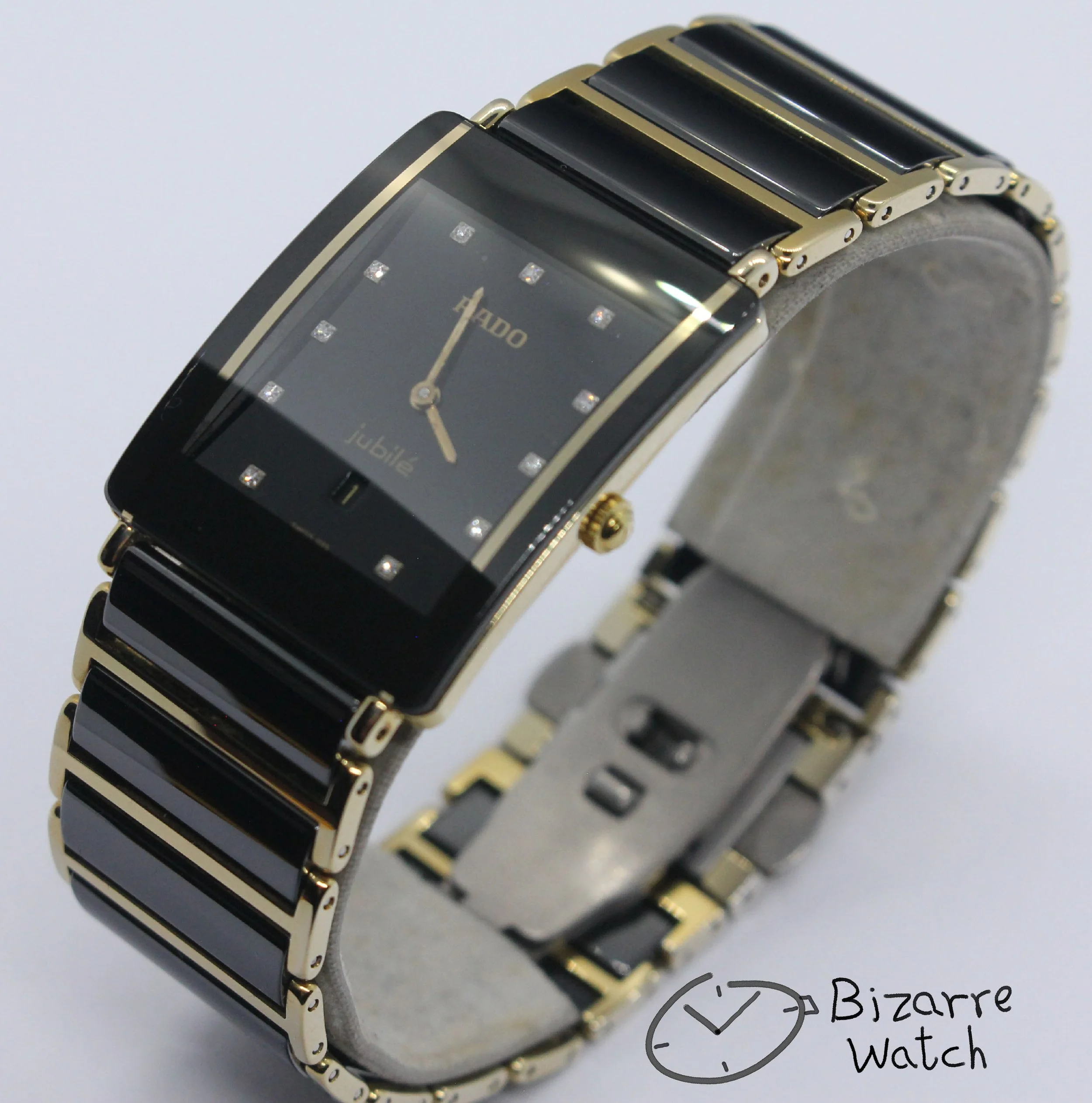 polarised polarized lens view scratchproof Jubilé Diamond Rado Jubile Gold Black Ceramic Diastar Integral 160.0282.3 Watch bizarre men women unisex