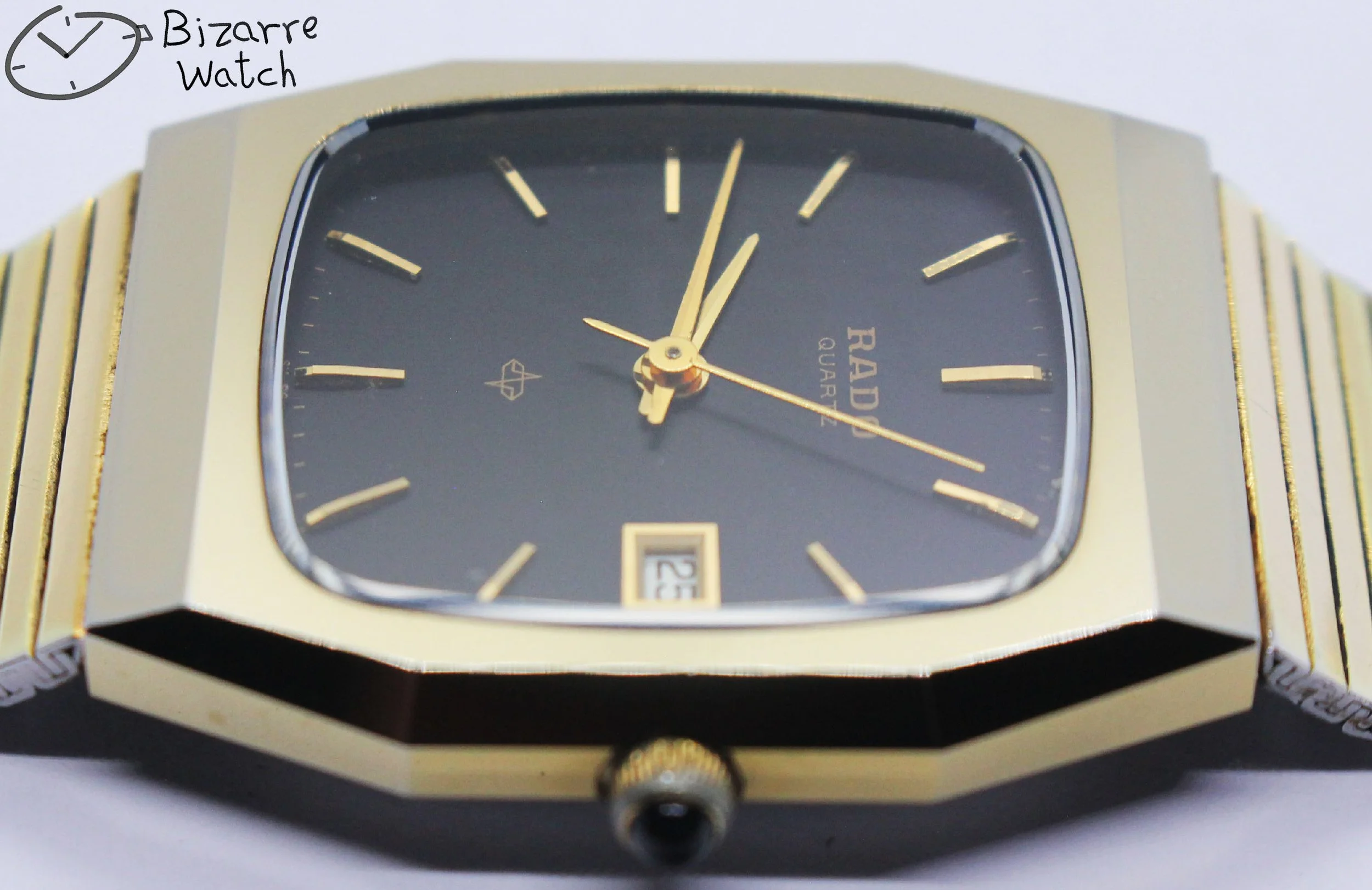 polarised polarized lens view goldplated gold plated bracelet Vintage Scratchproof Rado Diastar 129.9500.9 Tunsgten Carbide Goldplated Watch men women unisex pre-owned pre-owned bizarre