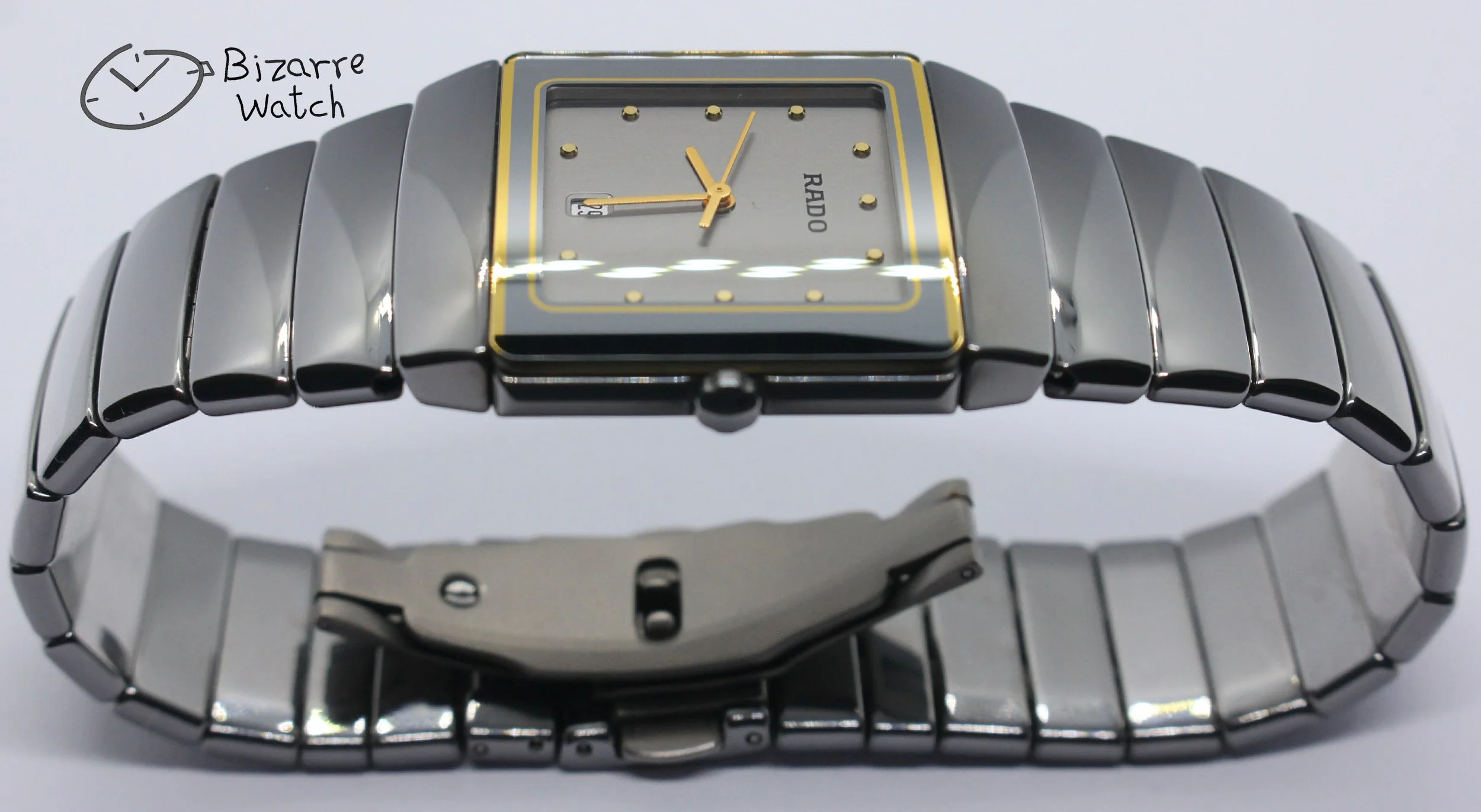 polarised lens polarized view Rado Diastar Sintra Silver Dial 29mm 152.0332.3 Ceramic Titanium Watch bizarrewatch bizarre women men unisex