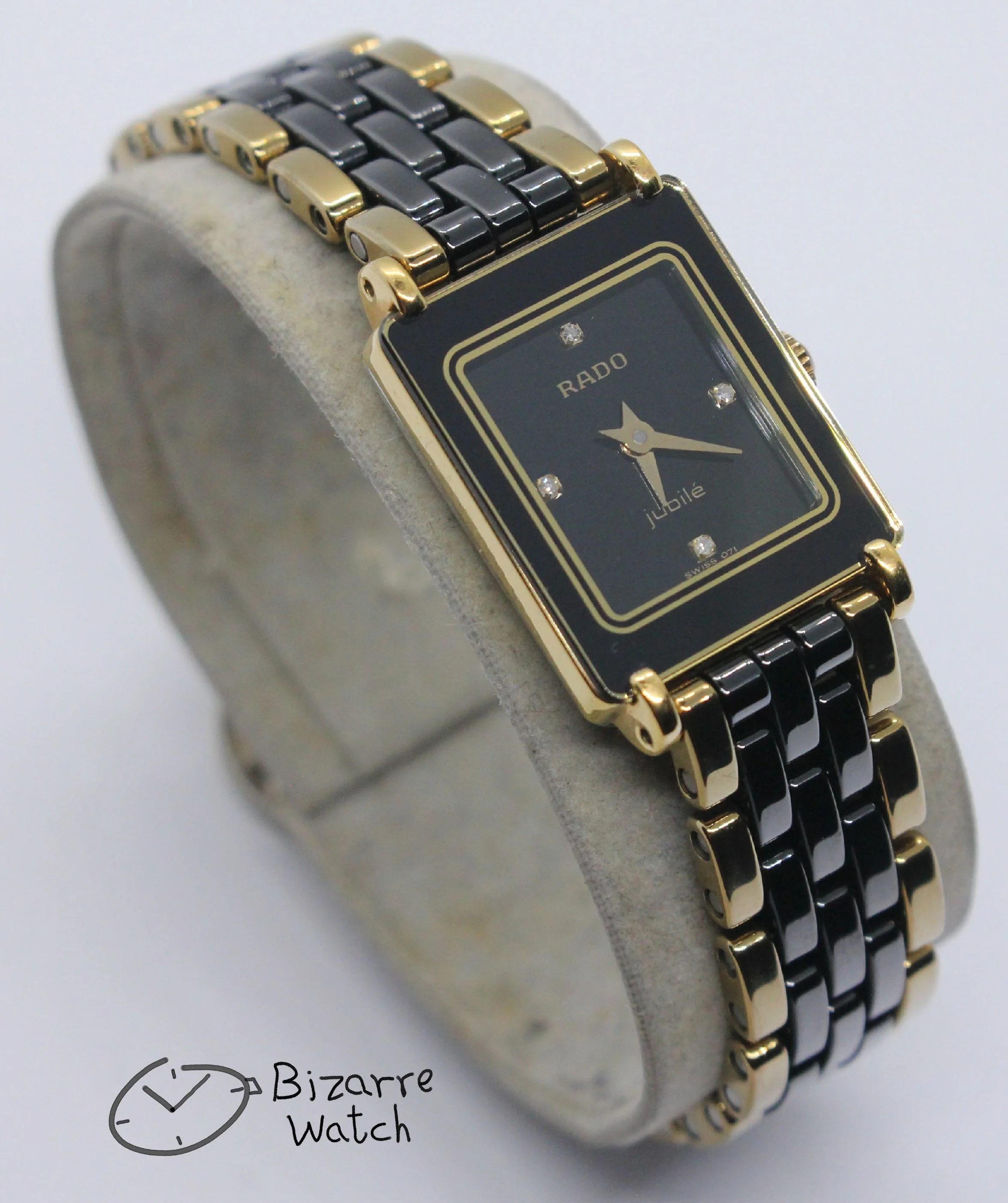 4 diamonds diamond vintage Jubilé Scratchproof Rado Jubile Diastar 204.0357.3 High Tech Ceramics  ceramic Watch ladies women preowned used