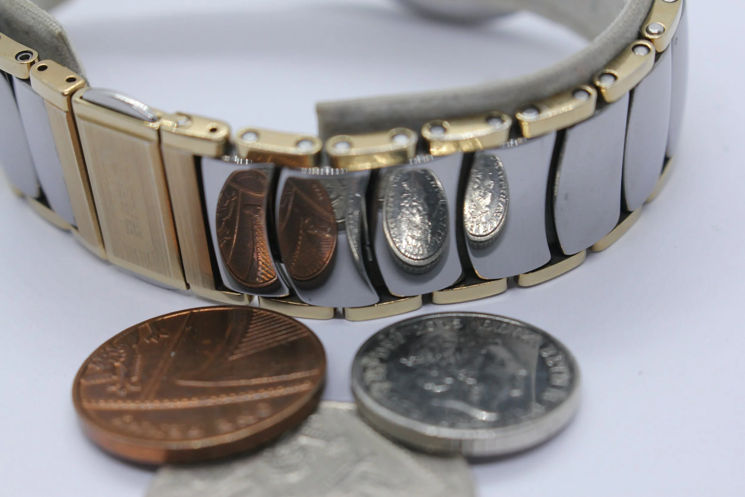 bracelet mirror reflection coin links Scratchproof Rado Coupole Silver 129.0326.3 Ceramic Band Domed Sapphire Watch men women unisex vintage bizarre