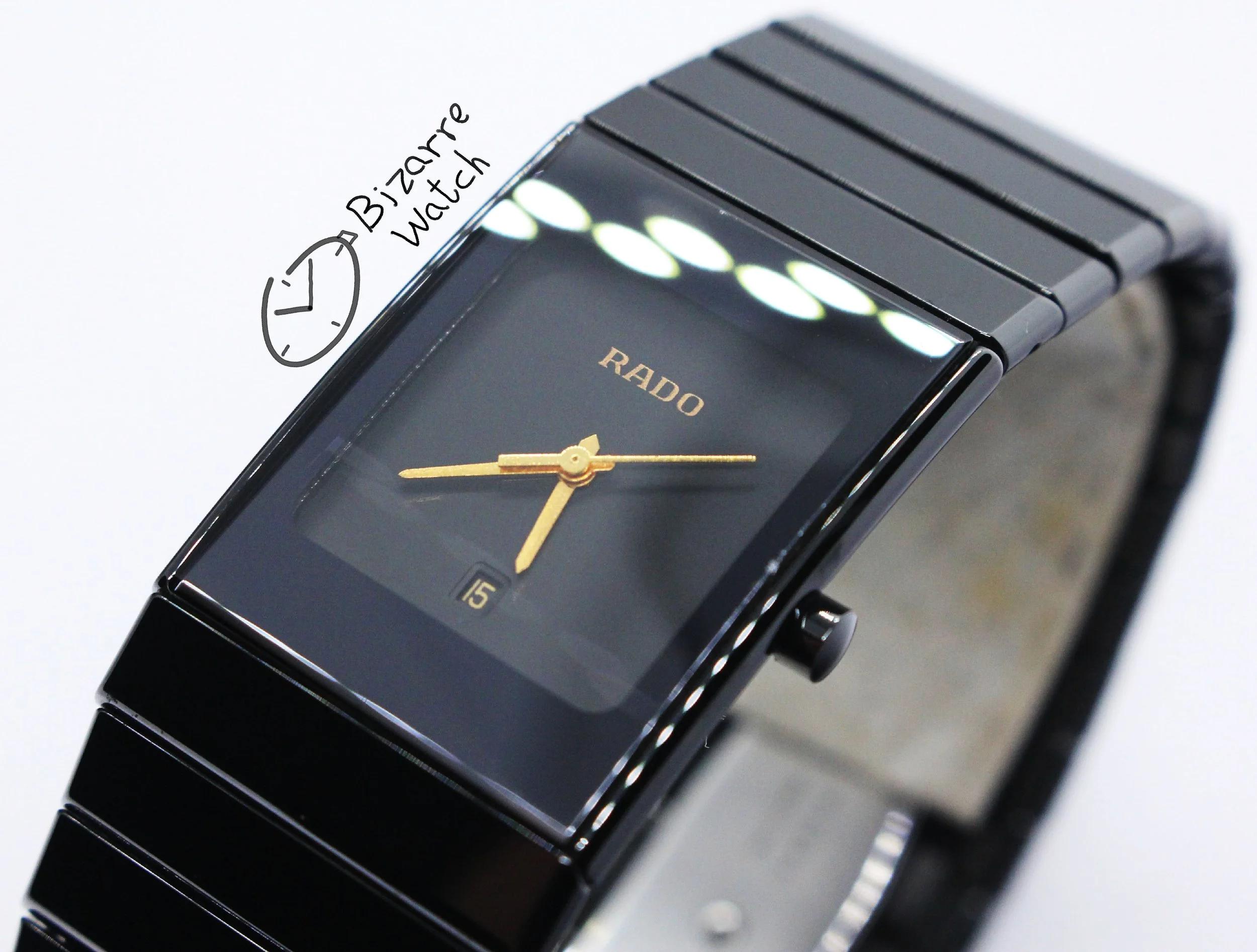 Scratchproof Rado Ceramica Diastar 111.0348.3 High Tech Ceramic 