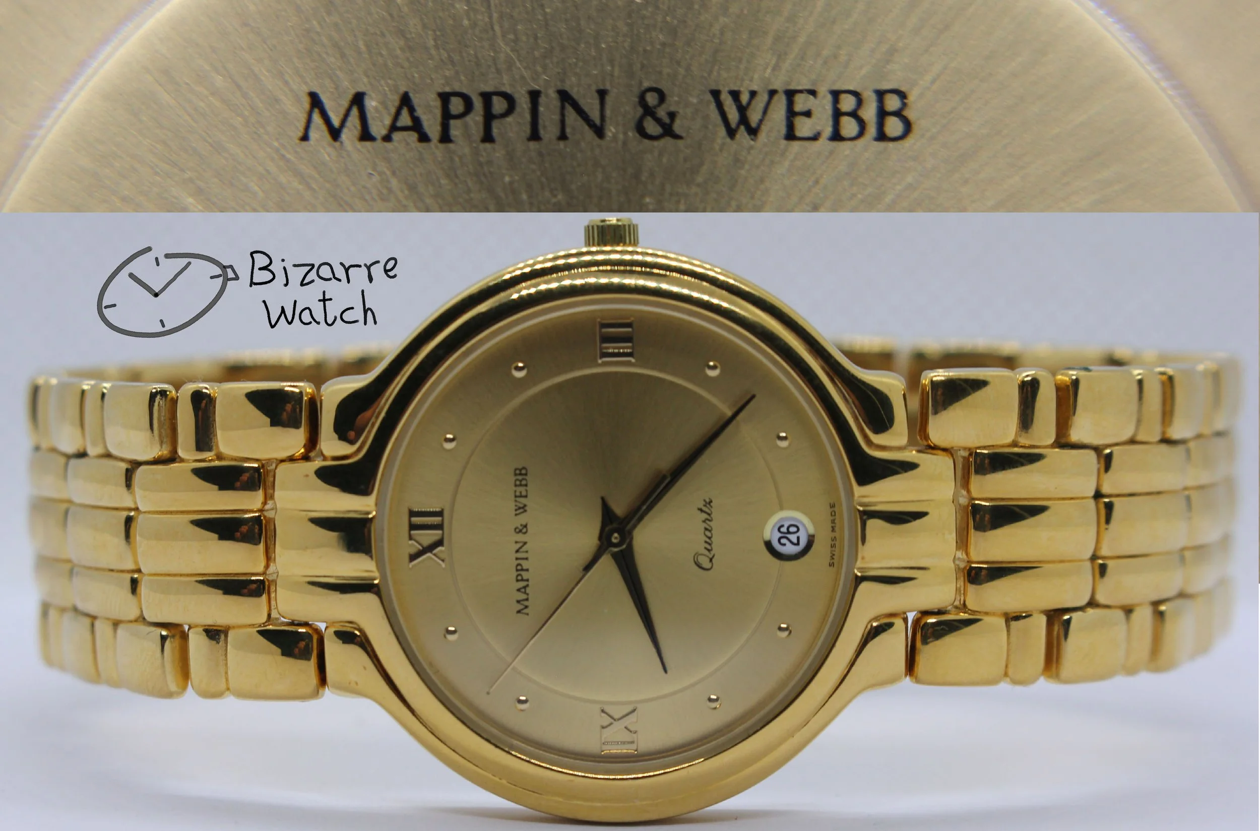 Goldplated Mappin and Webb Watch