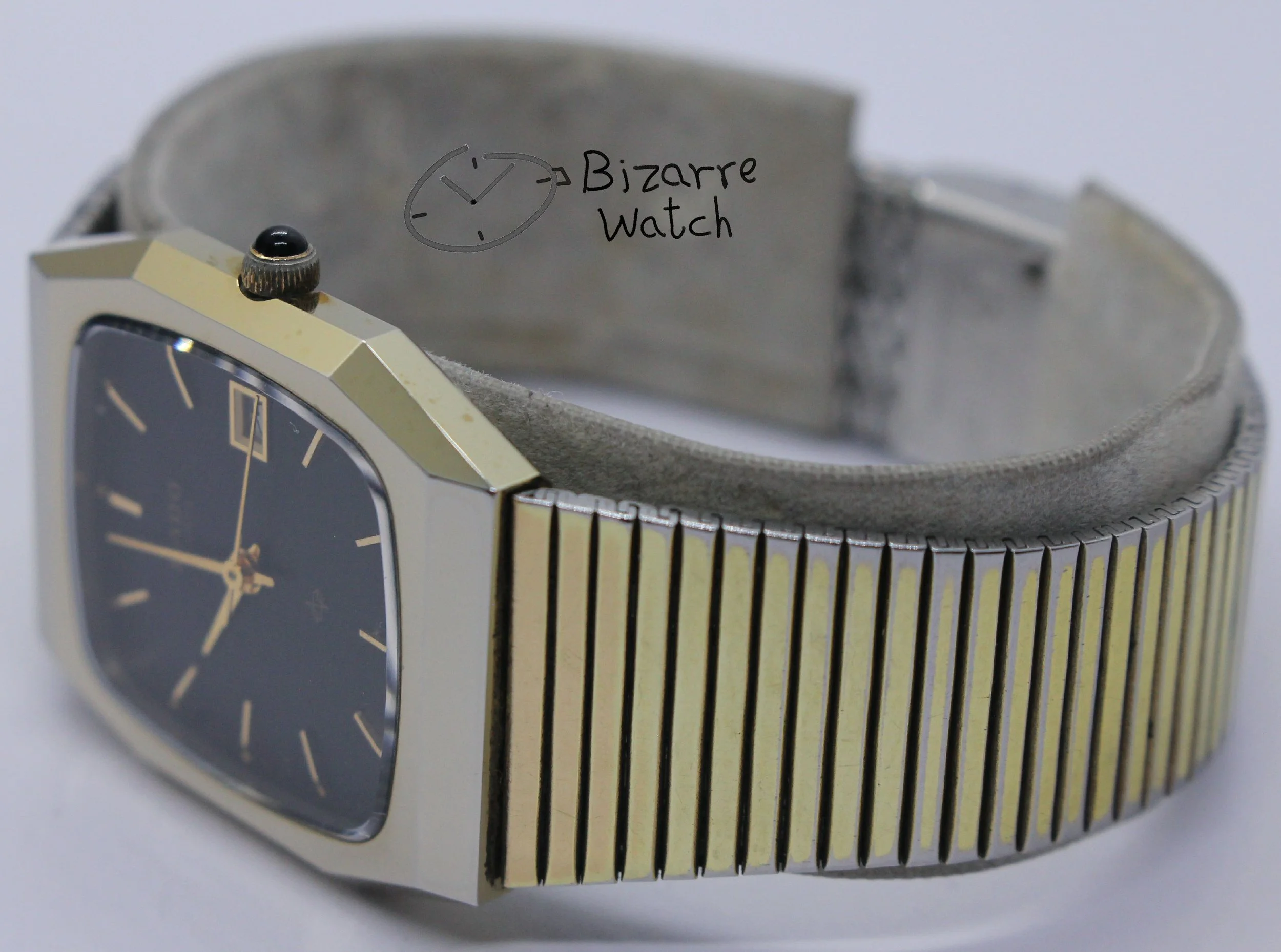 goldplated gold plated bracelet Vintage Scratchproof Rado Diastar 129.9500.9 Tunsgten Carbide Goldplated Watch men women unisex pre-owned pre-owned bizarre