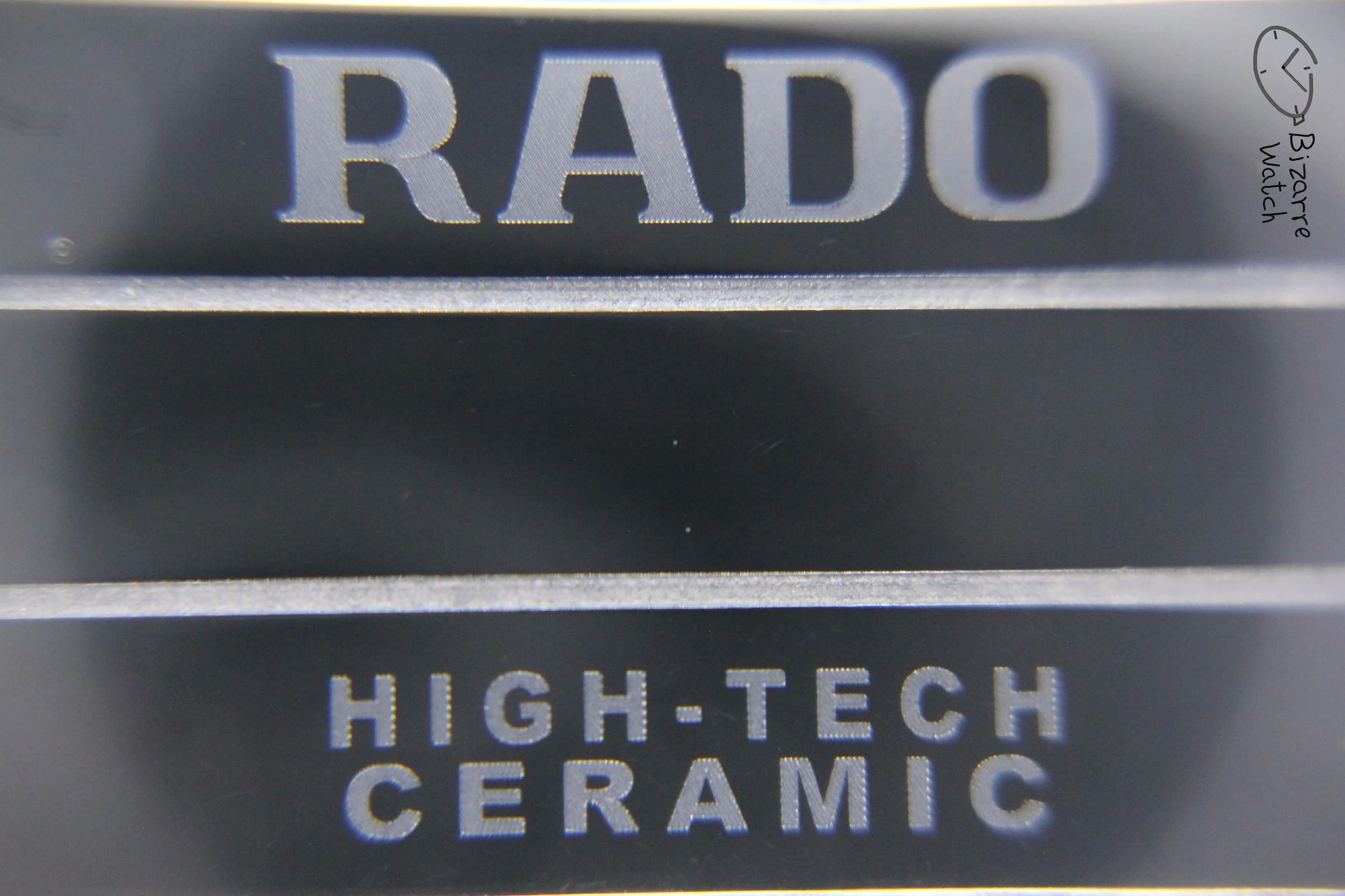 titanium clasp 04599 27mm Scratchproof Rado Ceramica Diastar 111.0294.3 Black Ceramic Watch bizarre women men unisex used preowned pre-owned