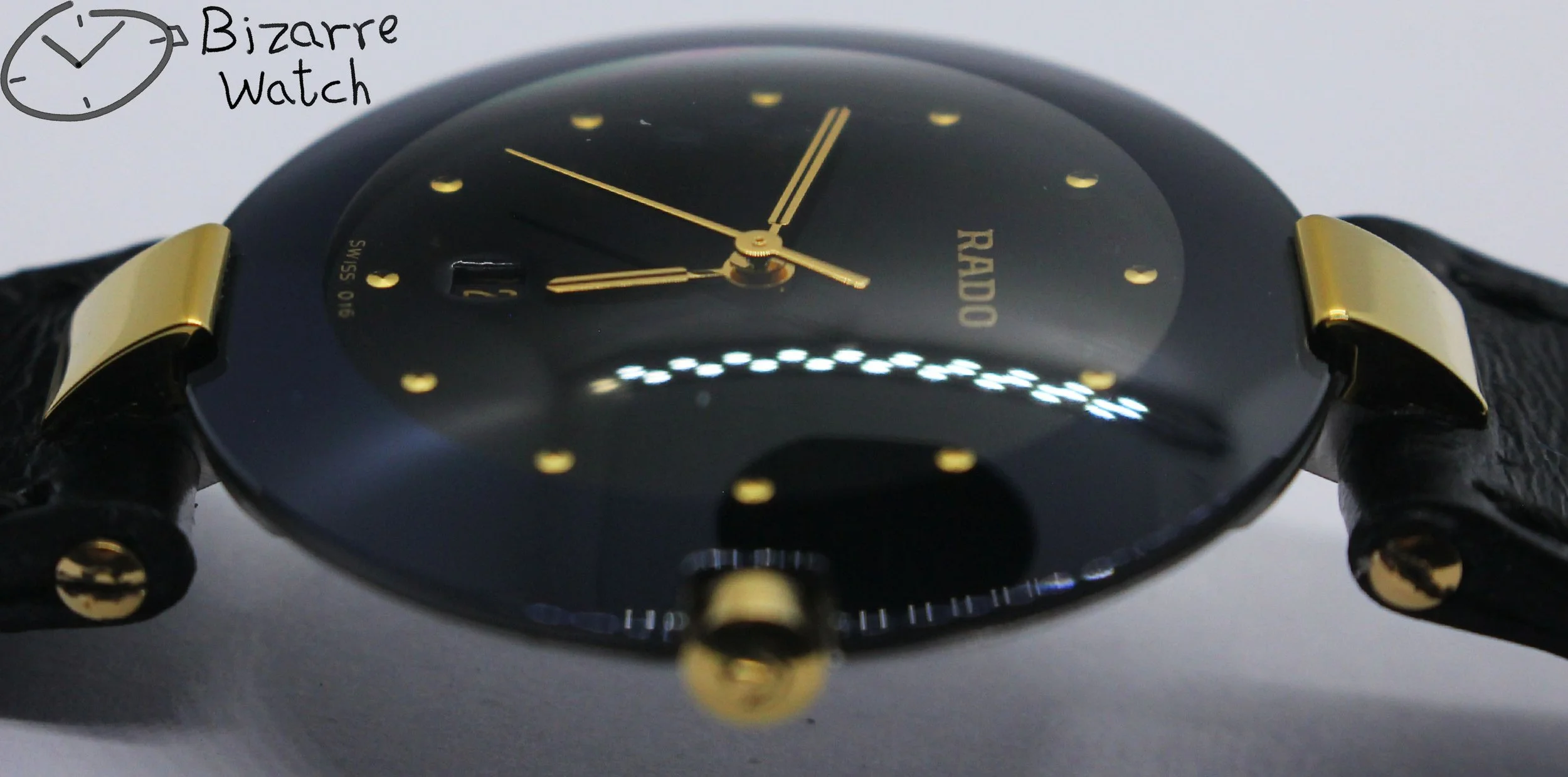 polarised polarized lens view Vintage Rado La Coupole 129.4075.4 129.4075.4N Genuine Leather Long Strap Watch bizarre bizarrewatch women men unisex