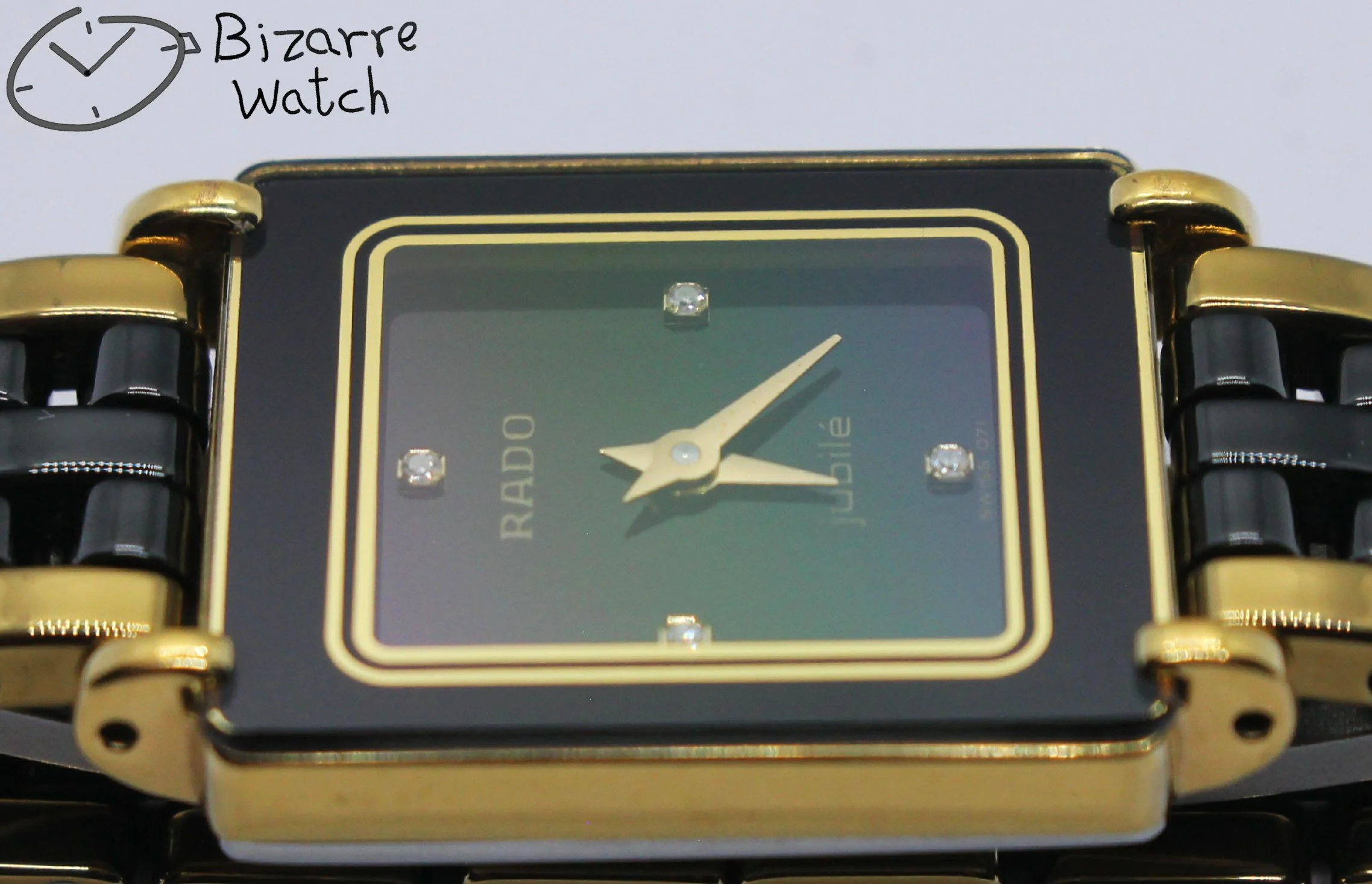 polarised polarized lens view 4 diamonds diamond vintage Jubilé Scratchproof Rado Jubile Diastar 204.0357.3 High Tech Ceramics  ceramic Watch ladies women preowned used