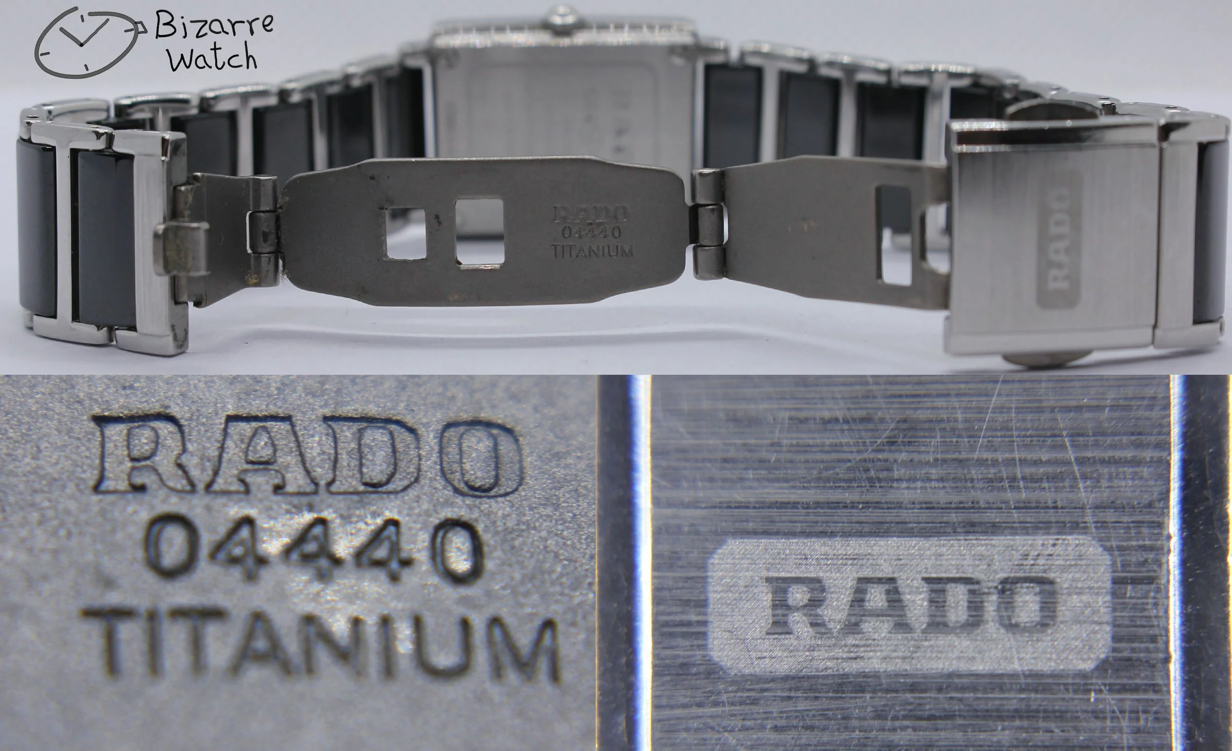 titanium clasp 04440 full 42 Diamonds Ladies Rado Ceramic Rado Jubilé Integral Jubile 153.0430.3 Watch women ladies black silver bizarre