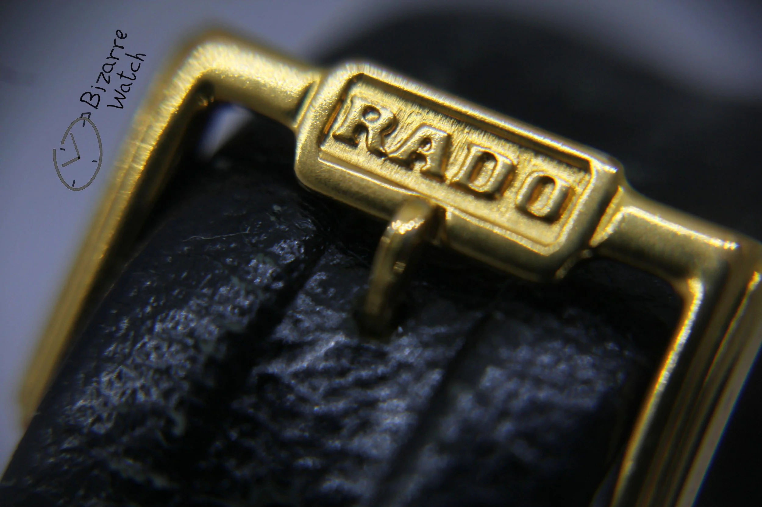 buckle goldplated 08521B 08521 B Genuine Leather strap  All Original Vintage Rado La Coupole 129.4075.4N 129.4075.4 Watch unisex women men bizarre
