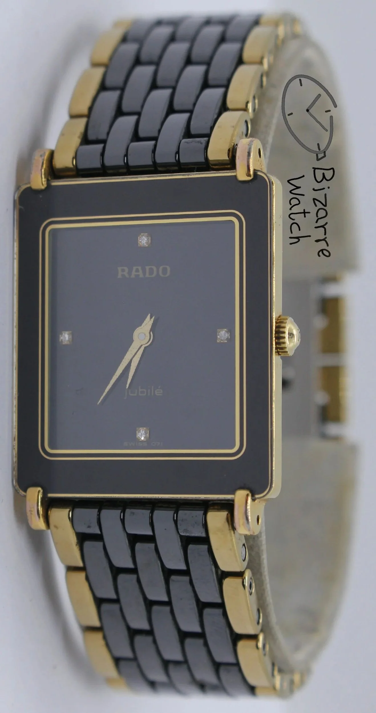4 diamonds diamond vintage Jubilé Scratchproof Rado Jubile Diastar 204.0356.3 High Tech Ceramics  ceramic Watch ladies women preowned used