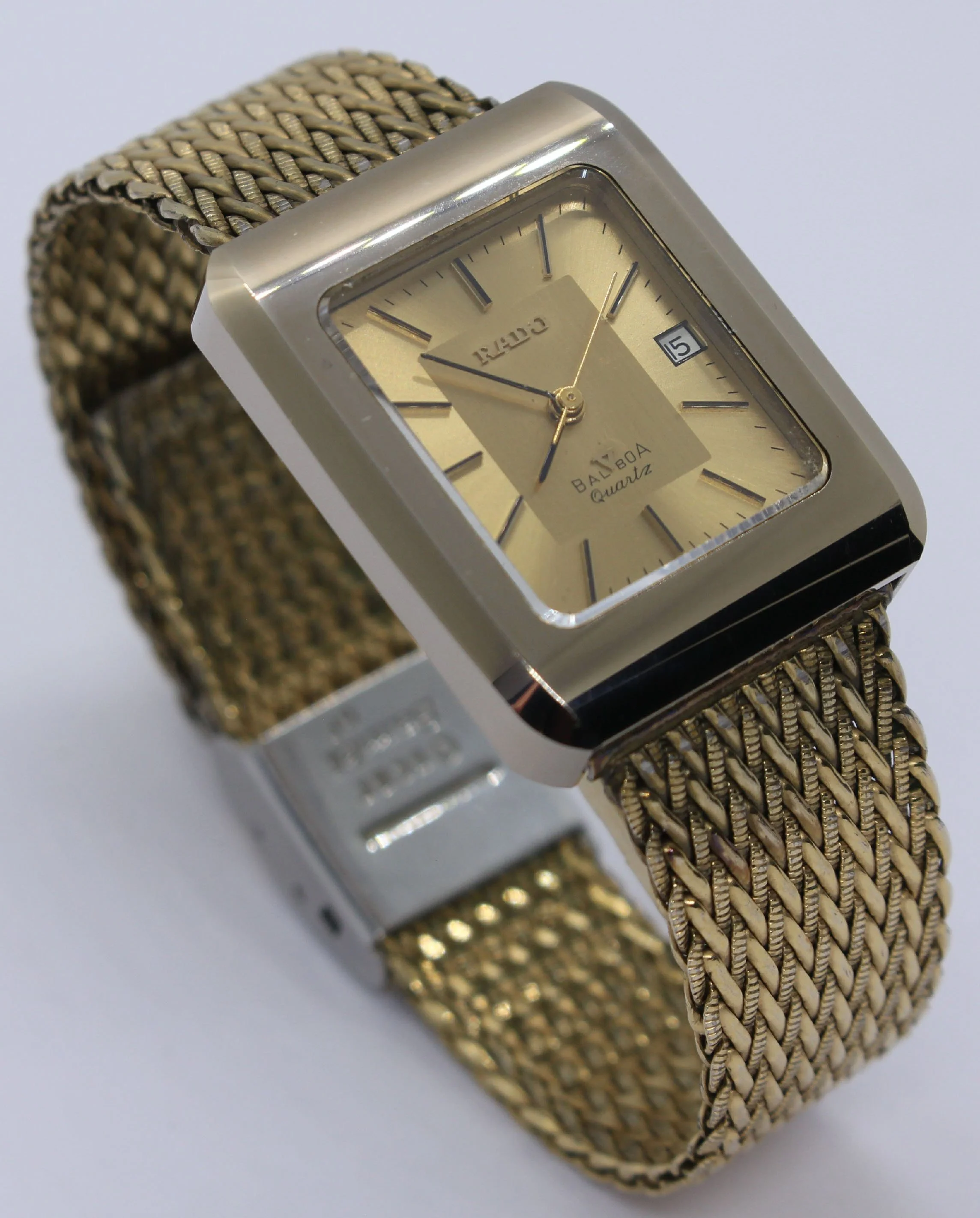 Gold Filled Vintage Scratchproof Rado Balboa K16 Tungsten Watch bizarre women men ladies gents