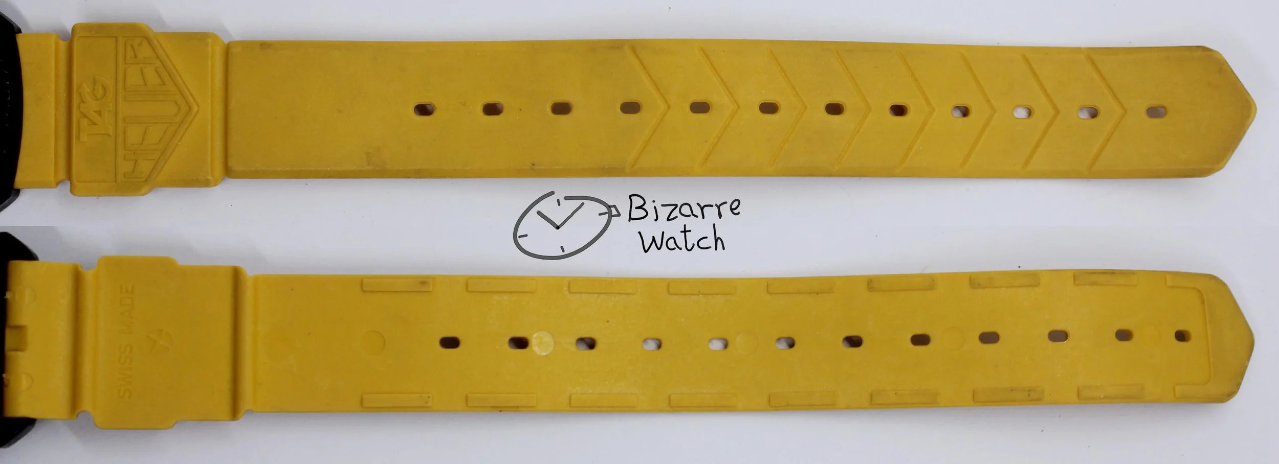 original rubber strap Vintage TAG HEUER Formula 1 200M Yellow Black 380.513 380.513/1 Yellow Watch men unisex women ladies gents bizarre