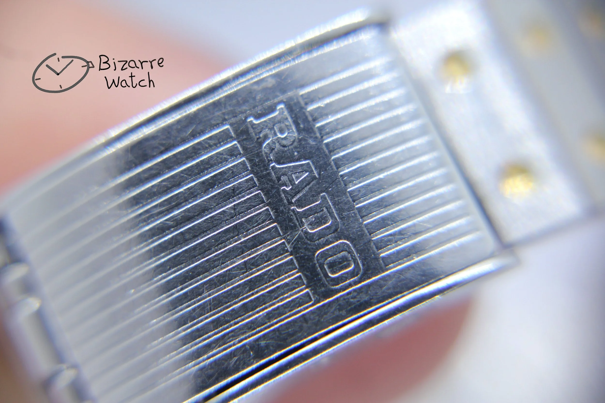 clasp 10901 cartier Vintage Ladies Rado De Santos Homage 24mm Goldplated 133.9006.4 Black Dial Watch bizarre bizarrewatch