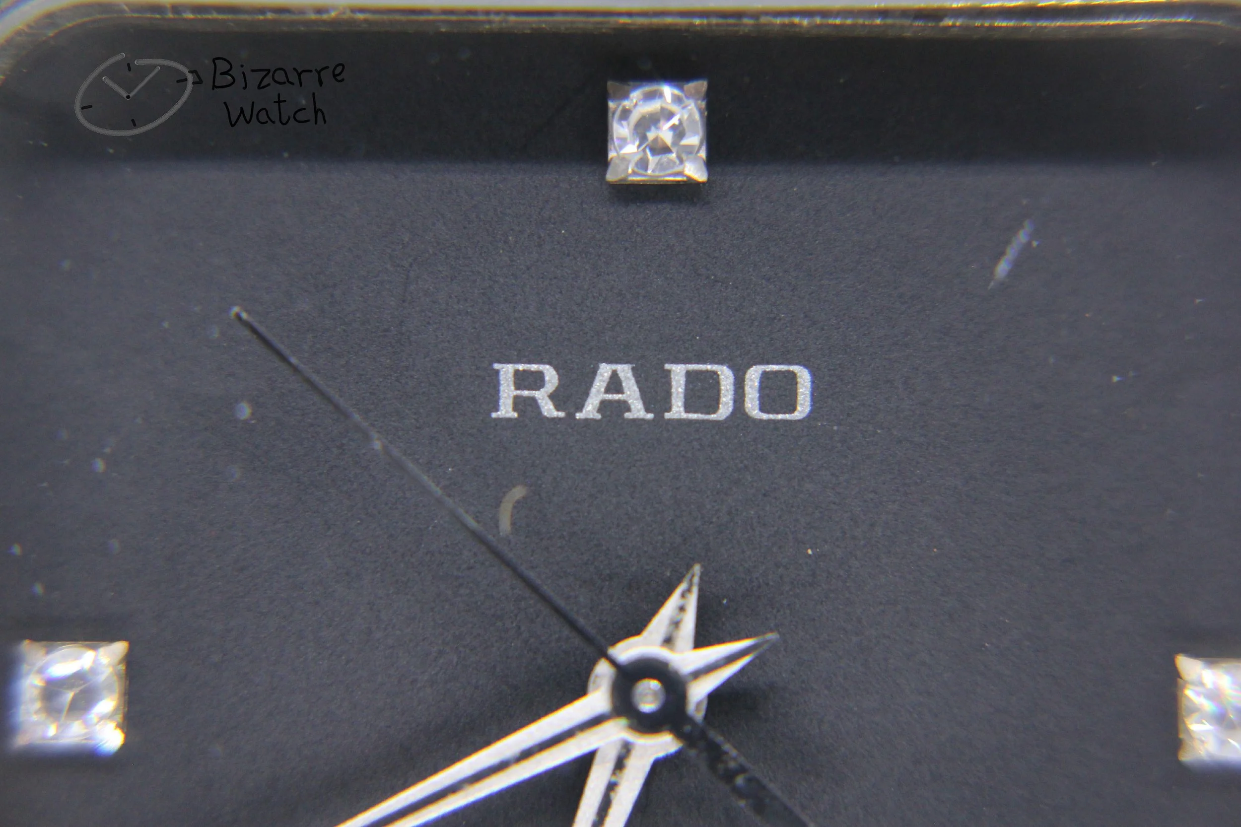 dial hands logo diamond diamonds Jubilé Vintage Rado Jubile Diastar 104.0118.3 Scratchproof 29mm bizarre watch women men