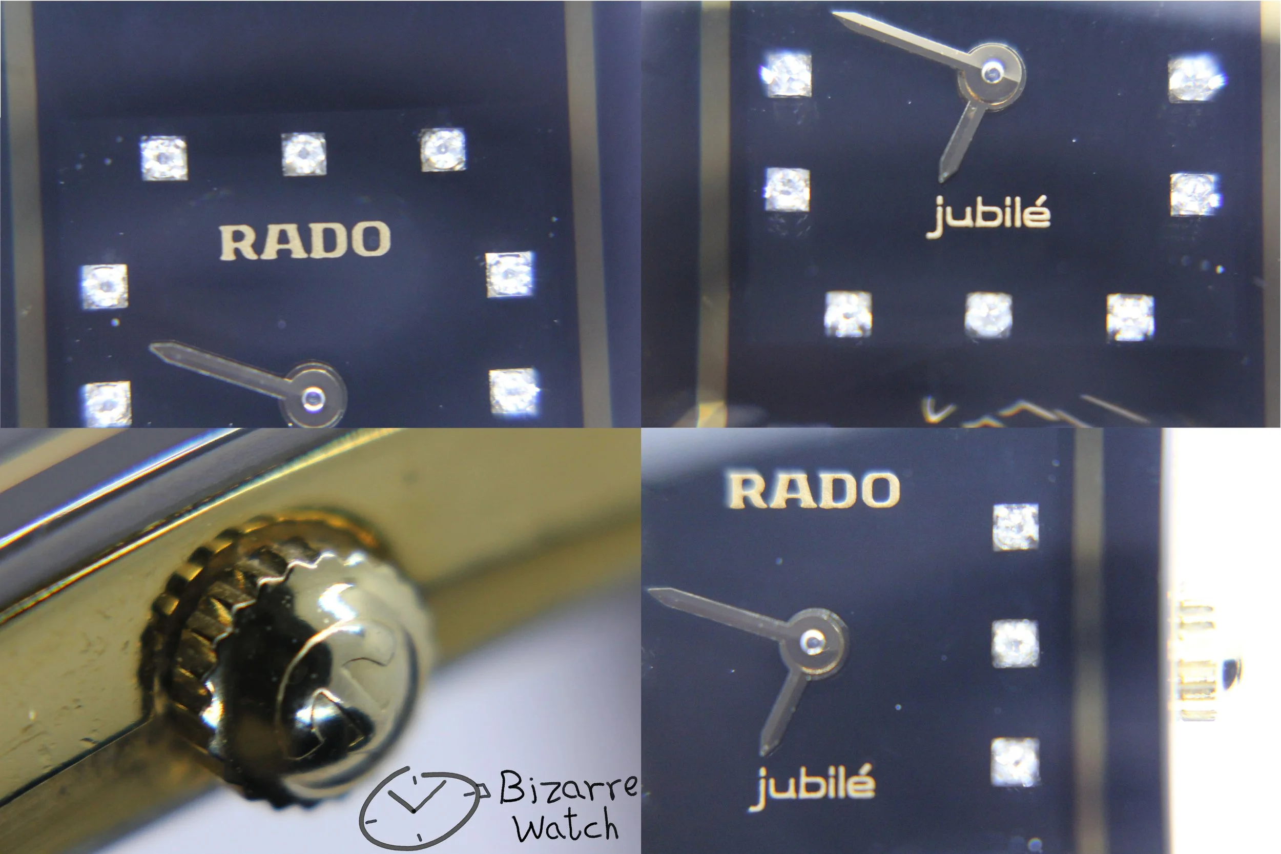 dial 073 Rado Jubilé Jubile Scratchproof gold Black Ceramic Diastar Integral 153.0383.3 Watch Rado Integral Jubilee 153.0283.3 153.0283.3N bizarre bizarrewatch women ladies