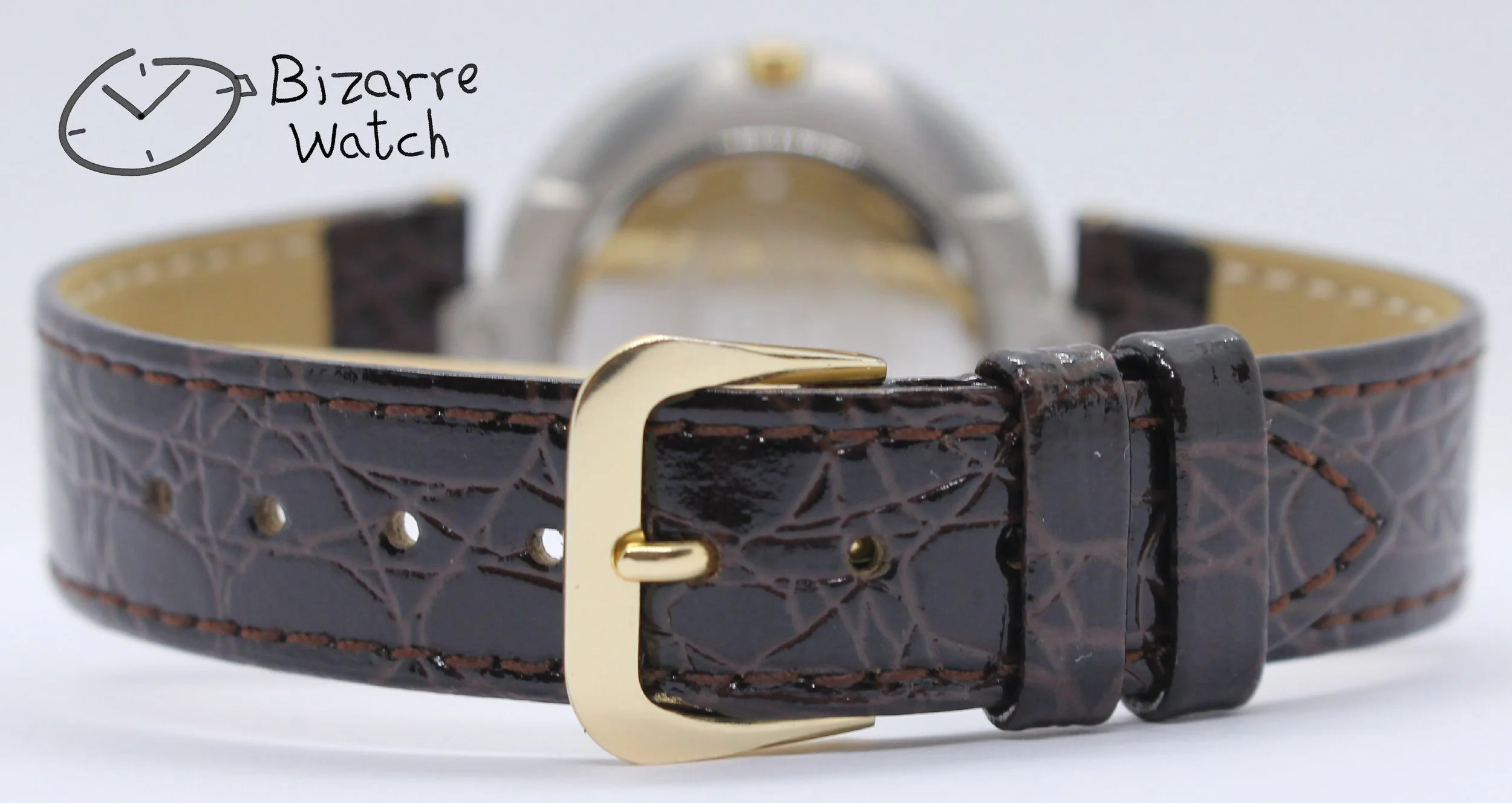 buckle vintage Rado La Coupole 129.3575.4 129.3575.4N 129.4075.4 33mm Domed Brown Sapphire Leather Strap Watch mirror bizarre ladies women men unisex
