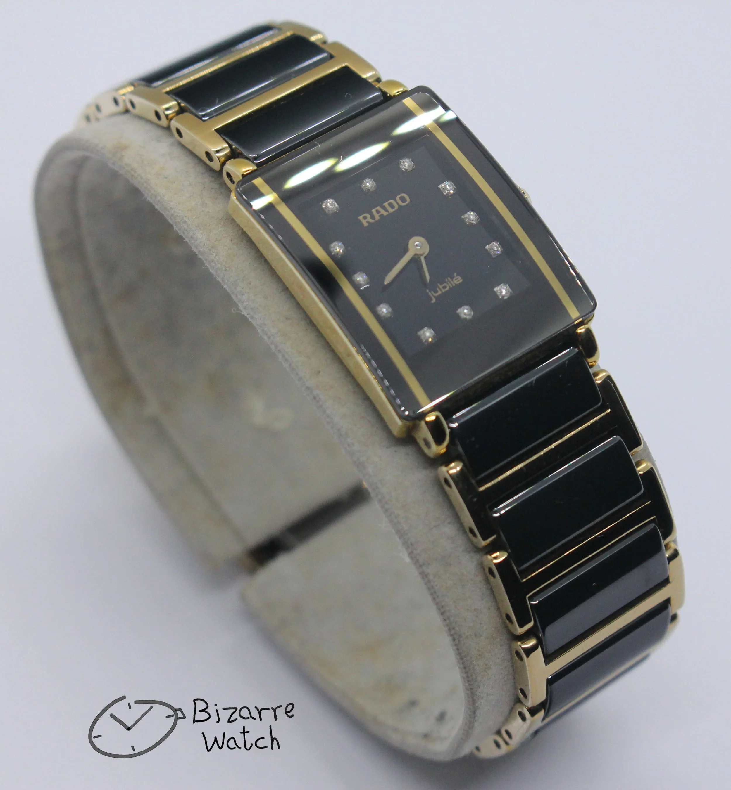 polarised polarized lens view Rado Jubilé Jubile Scratchproof gold Black Ceramic Diastar Integral 153.0383.3 Watch Rado Integral Jubilee 153.0283.3 153.0283.3N bizarre bizarrewatch women ladies