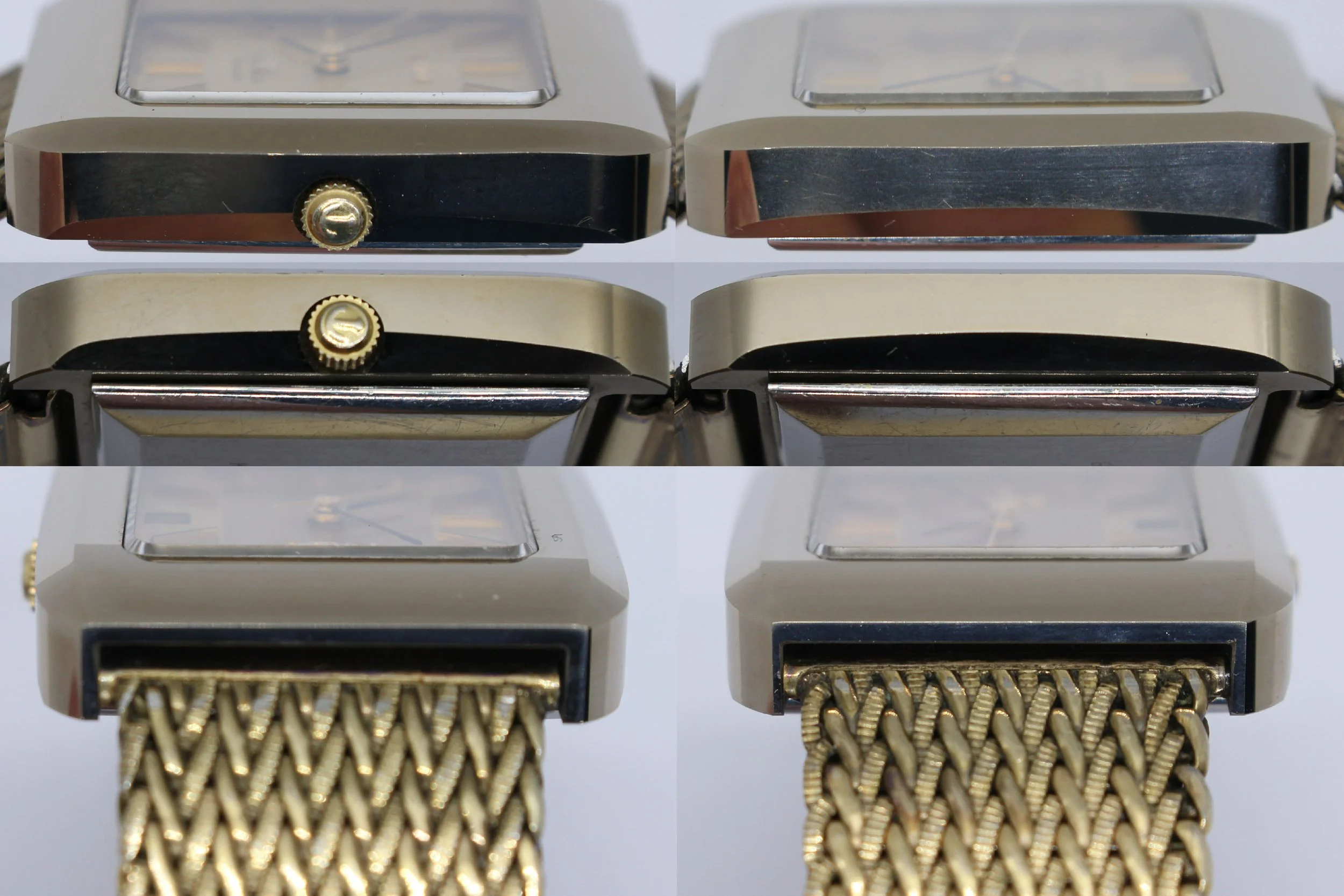 6 sides Gold Filled Vintage Scratchproof Rado Balboa K16 Tungsten Watch bizarre women men ladies gents