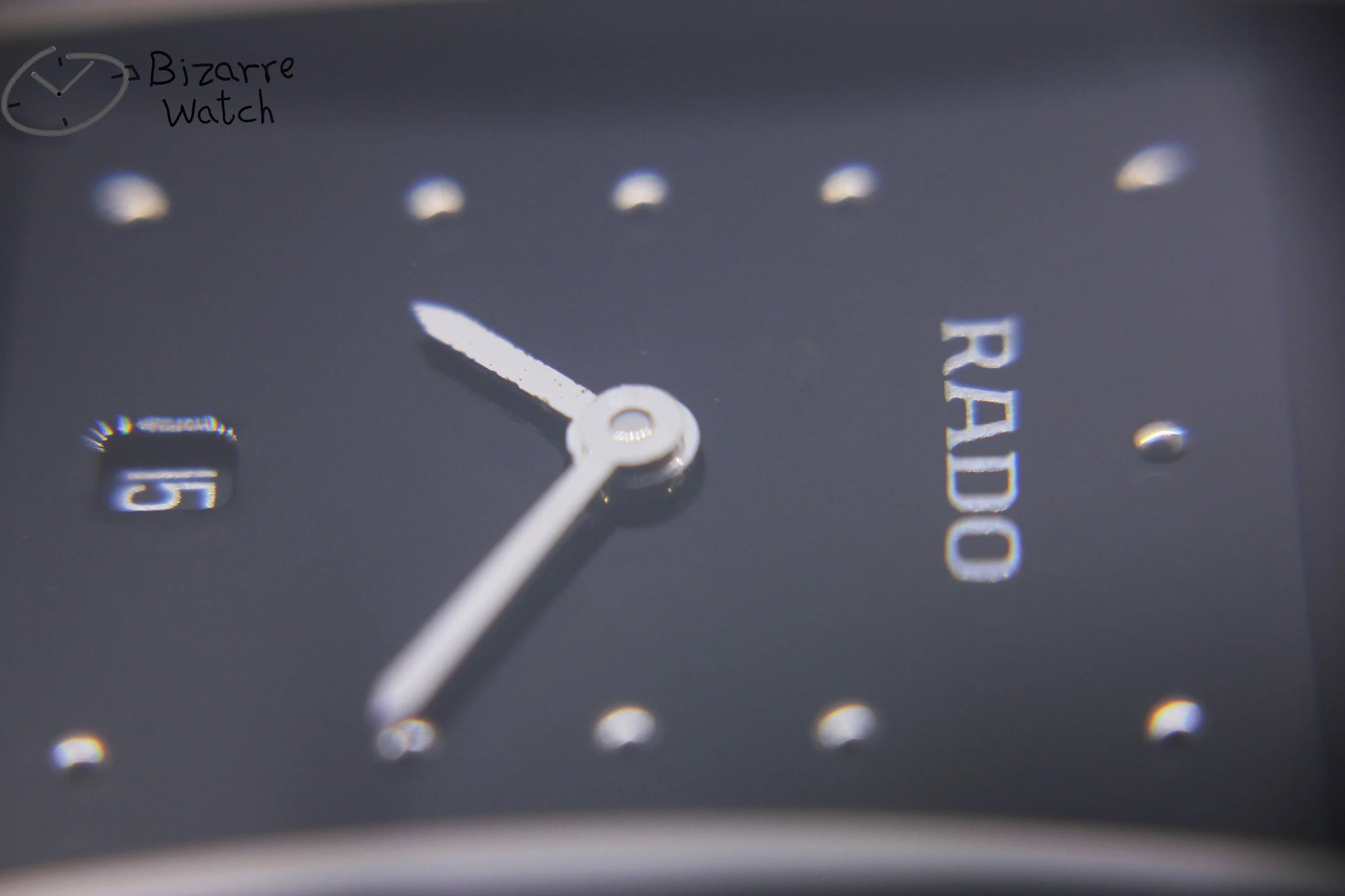 dial 016 Rado Black Ceramic Diastar Integral 160.0486.3 Watch men women unisex bizarre