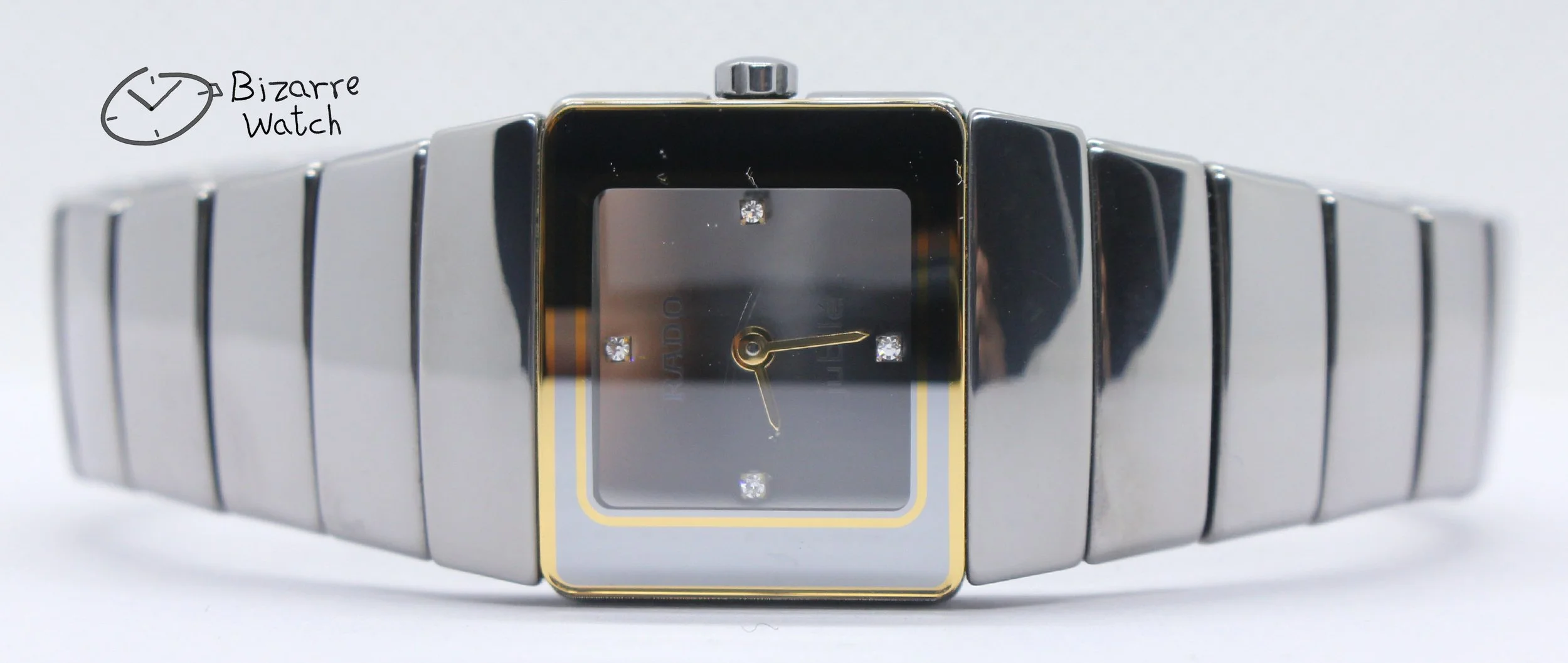 Jubilé diamond Diamonds Rado Diastar Sintra Jubile jubiee 21mm Silver 153.0334.3 Ceramic Watch ladies women bizarre bizarrewatch