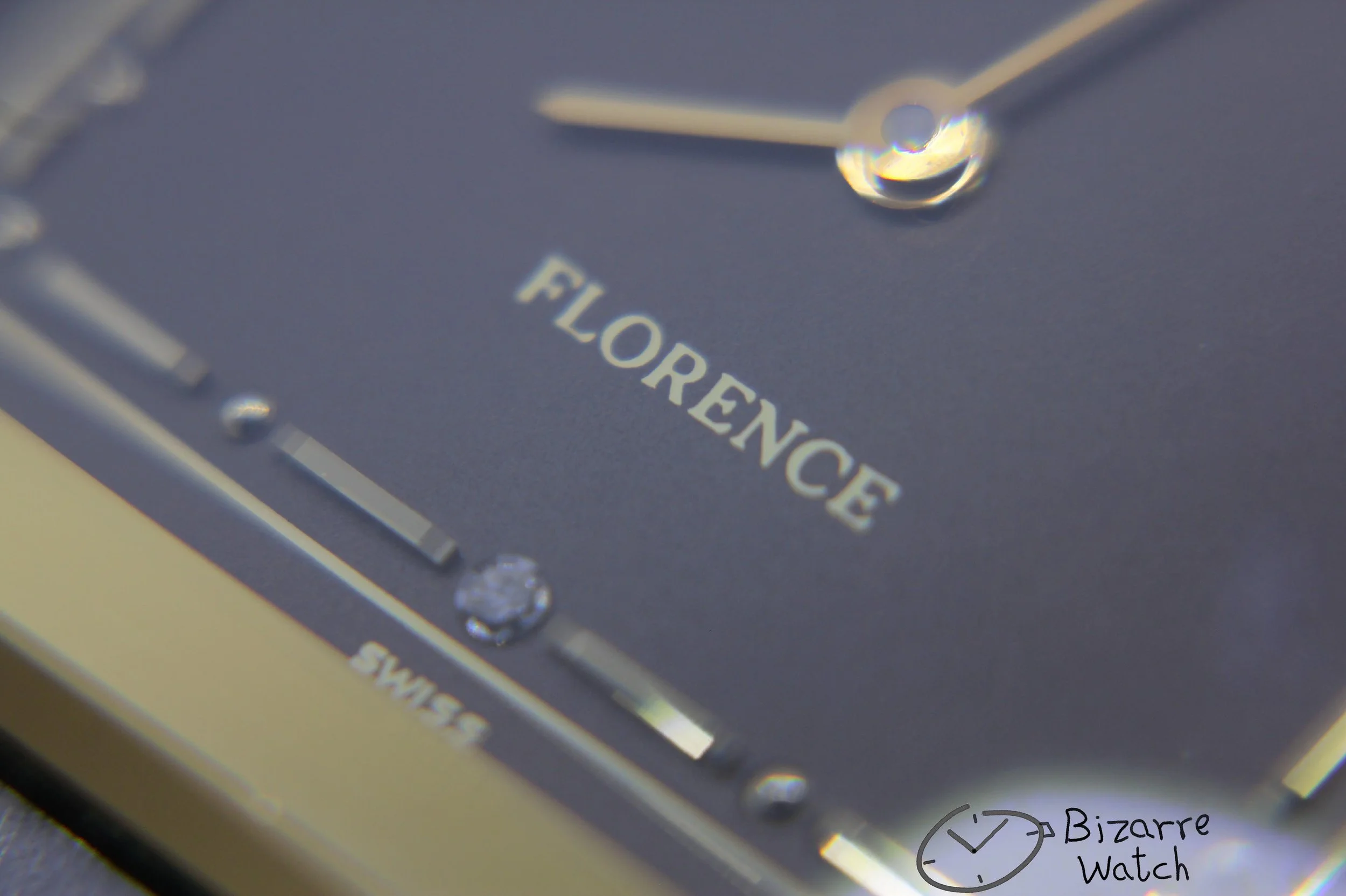 dial diamond Rado Florence 121.2019.2 bracelet goldplated sapphire bizarrewatch bizarre watch women men unisex used preowned