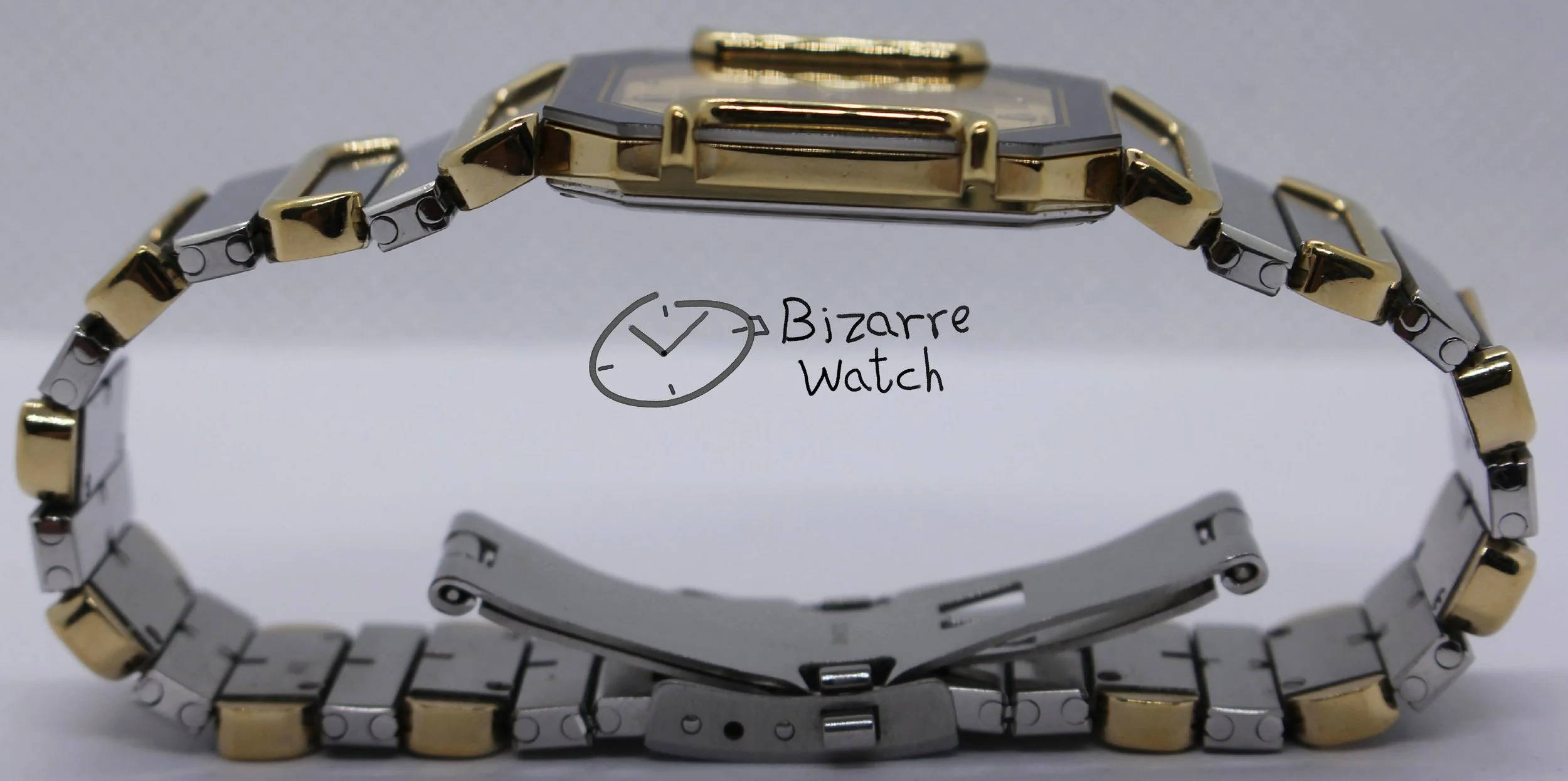 side geometric Rare Vintage Rado Florence 160.3409.2 Two Tone 28mm Watch unisex men women ladies