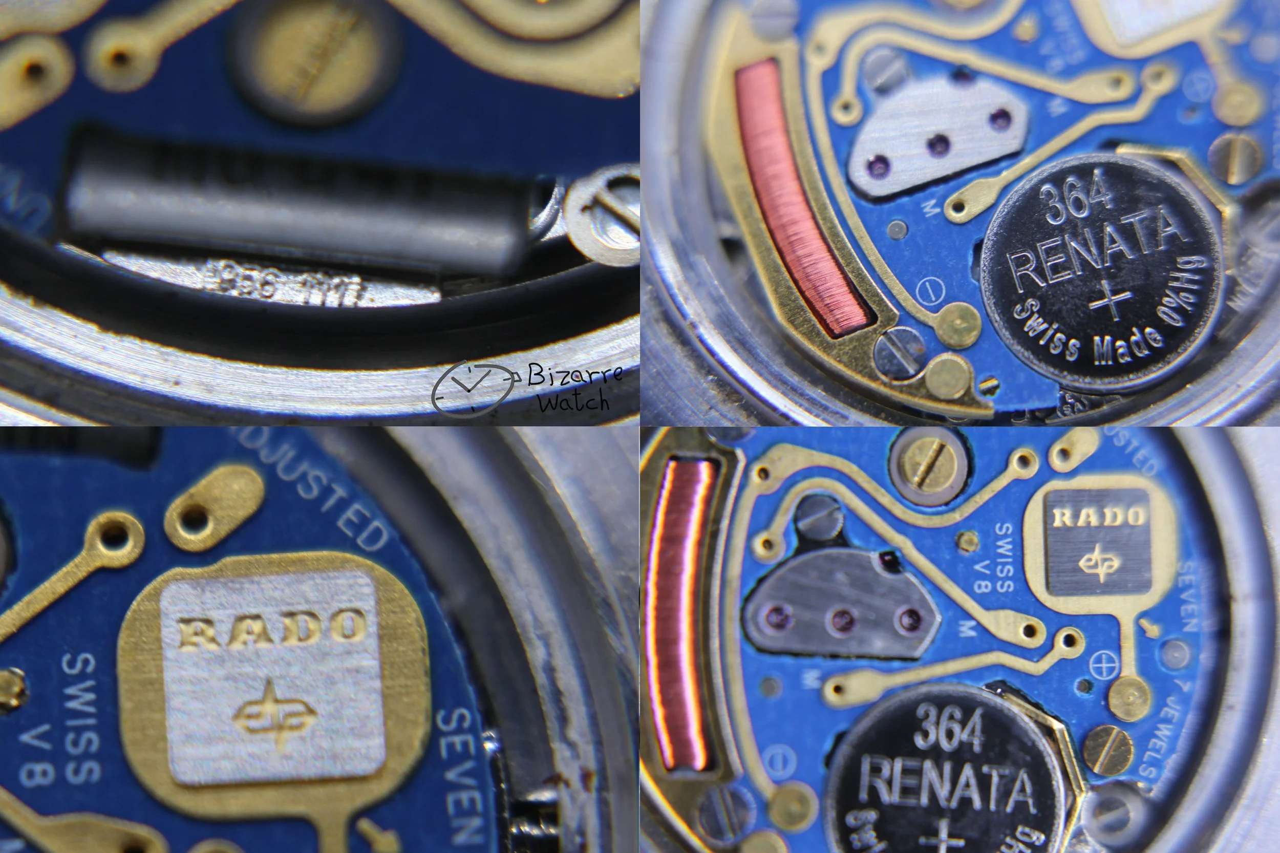 eta 956.111 movement Vintage Rado 111.3106.4 stainless steel Watch preowned used bizarre