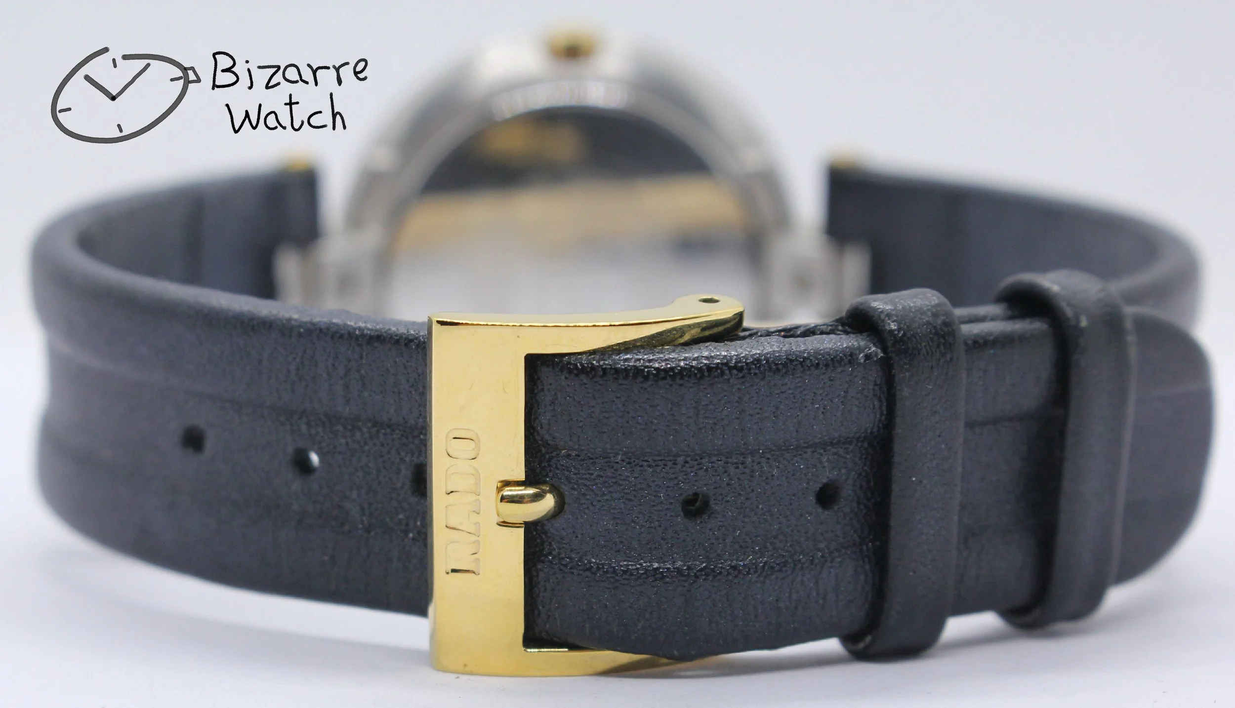 vintage Rado La Coupole Yellow Dial 30mm 129.4077.4 Domed Sapphire Leather Strap Watch women ladies unisex bizarre