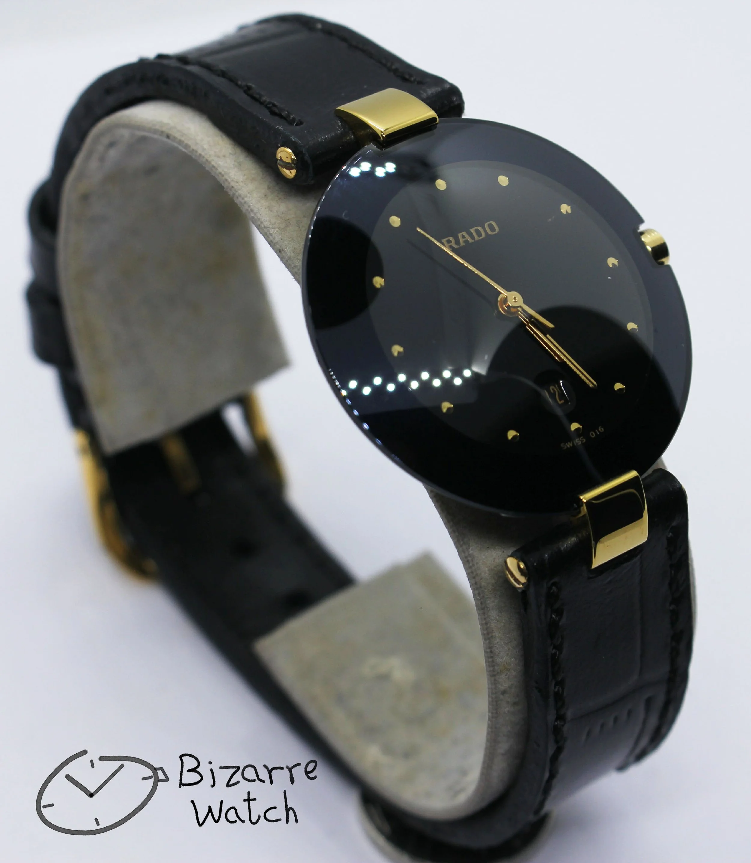 Vintage Rado La Coupole 129.4075.4 129.4075.4N Genuine Leather Long Strap Watch bizarre bizarrewatch women men unisex