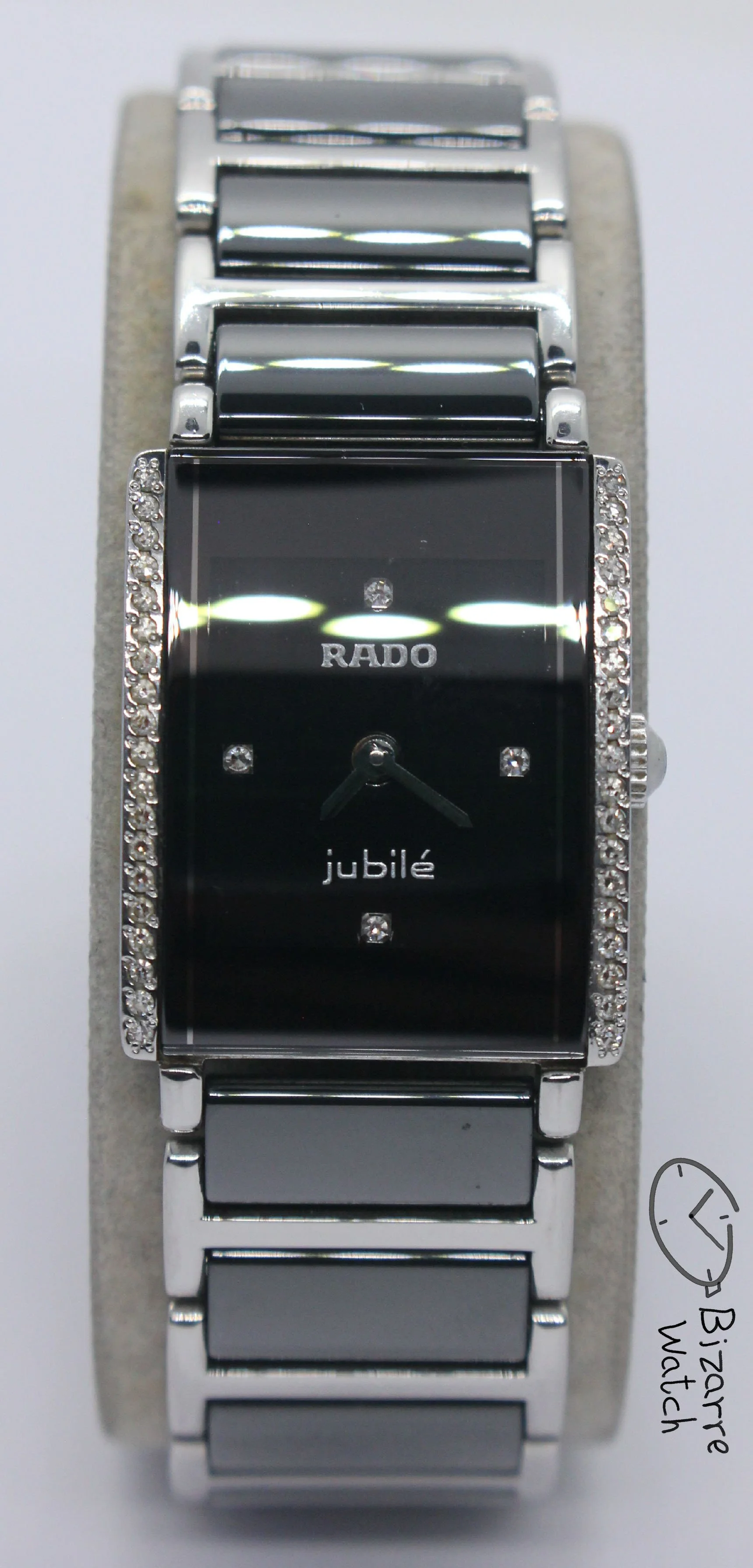 diamond 42 Diamonds Ladies Rado Ceramic Rado Integral Jubilé 153.0430.3 Watch jubilee jubile women ladies bizarre bizarrewatch