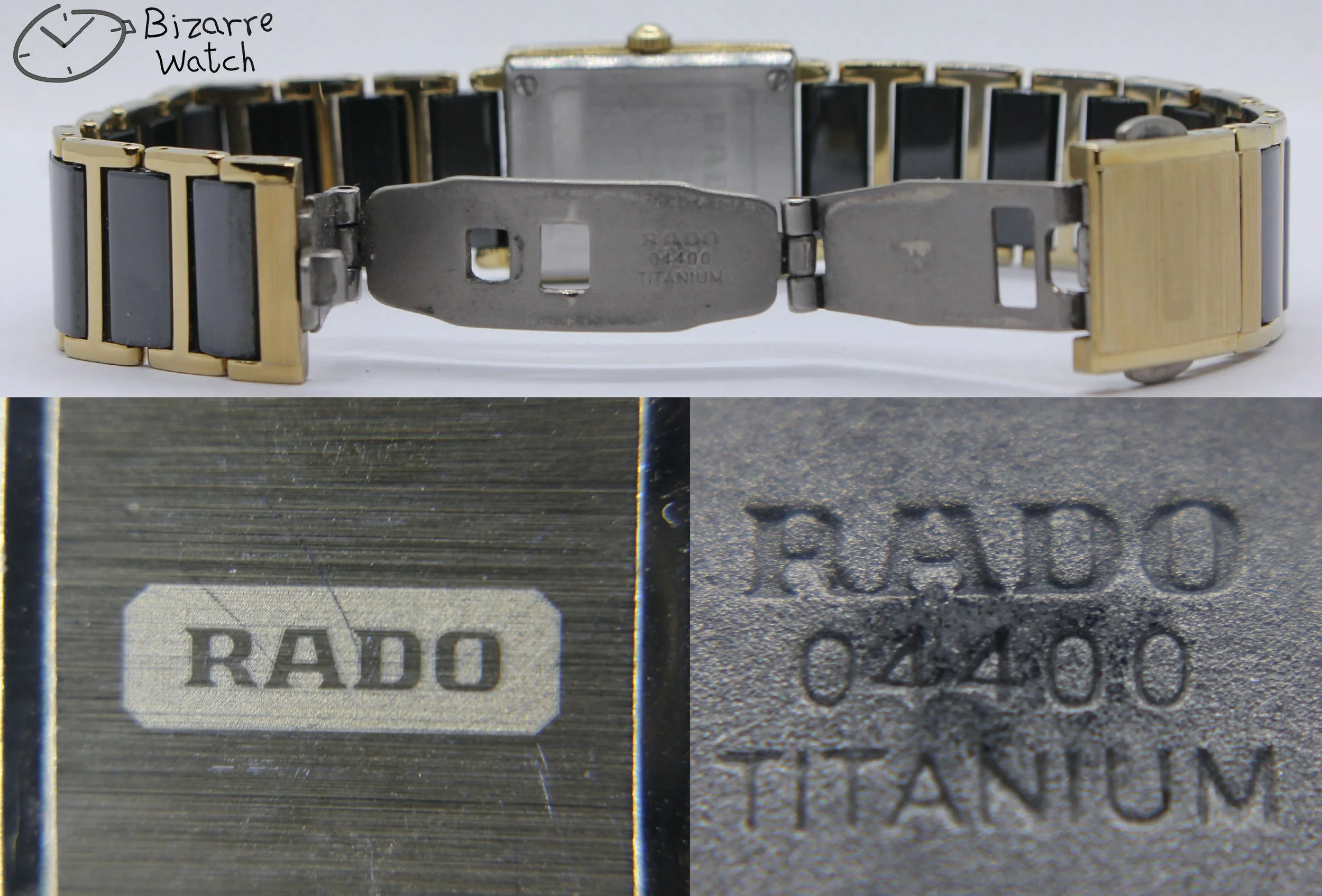 titanium clasp 04400 Ladies Rado Jubilé Jubile Scratchproof gold Black Ceramic Diastar Integral 153.0383.3 Watch Rado Integral Jubilee 153.0283.3 153.0283.3N bizarre bizarrewatch women ladies