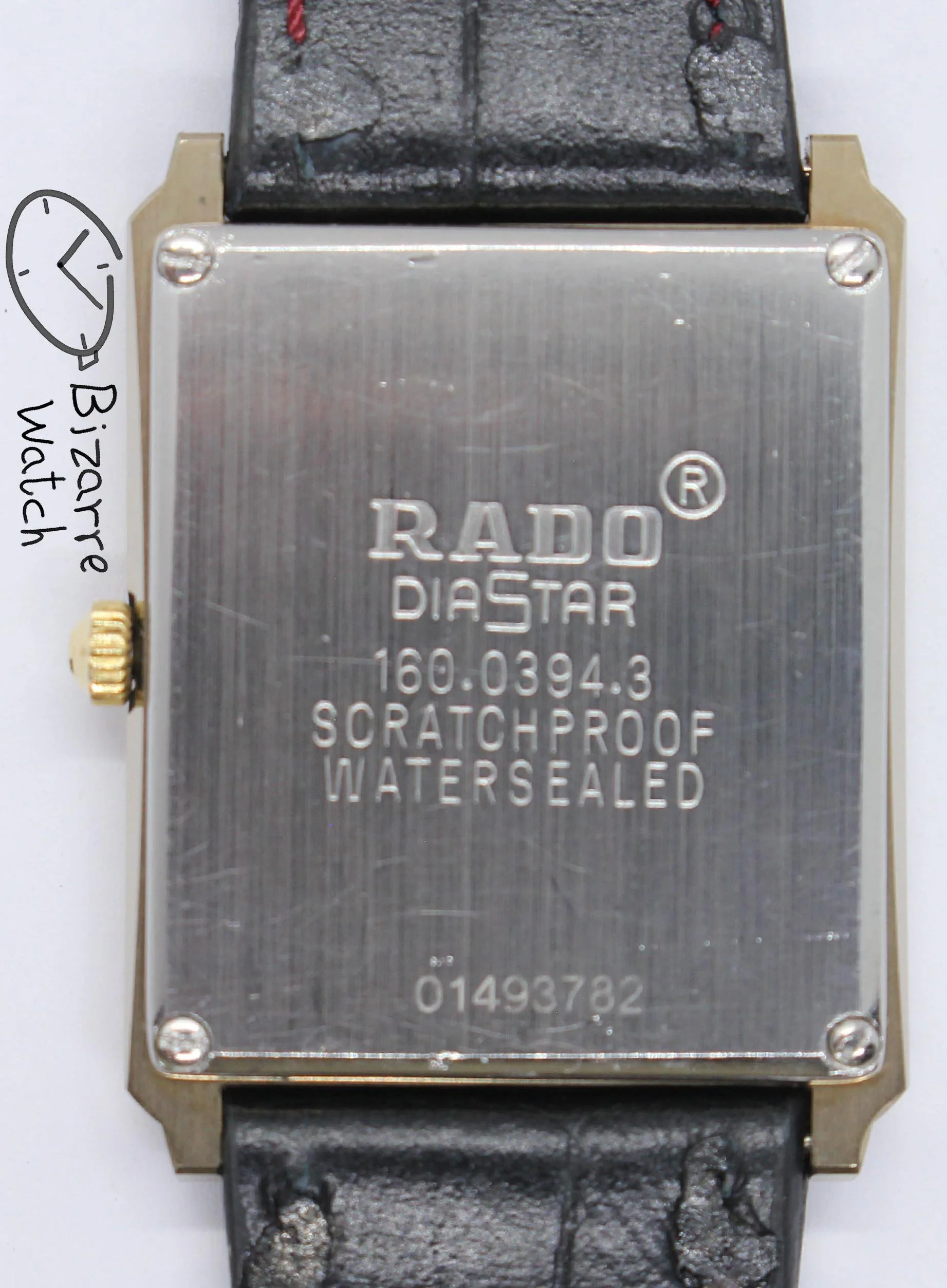 caseback  160.0394.3 vintage roman numerals date Scratchproof 26mm Rado Diastar Tungsten case Genuine Leather Watch men women unisex bizarre