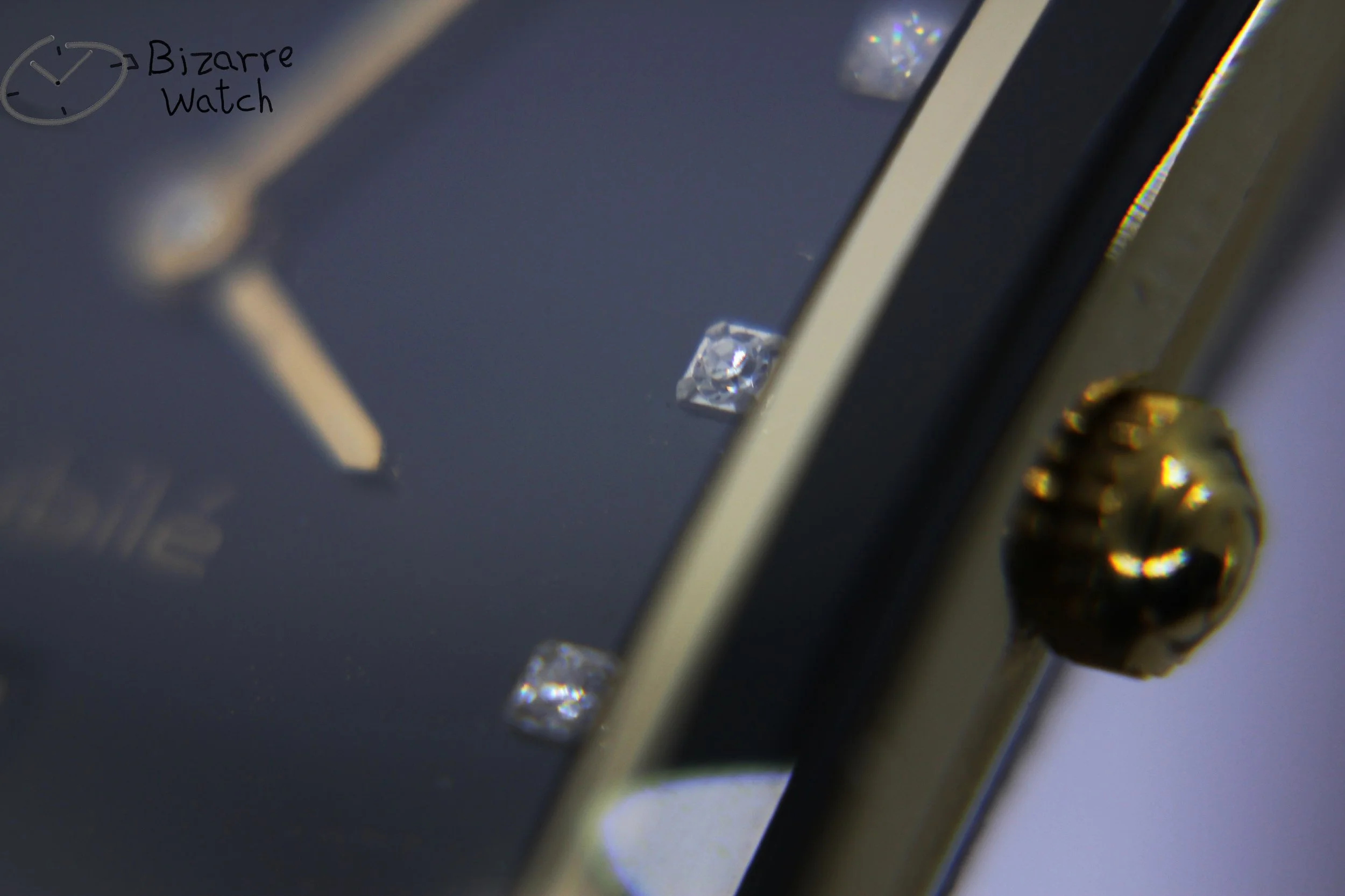 dial 073 hands crown logo date scratchproof Jubilé Diamond Rado Jubile Gold Black Ceramic Diastar Integral 160.0282.3 Watch bizarre men women unisex