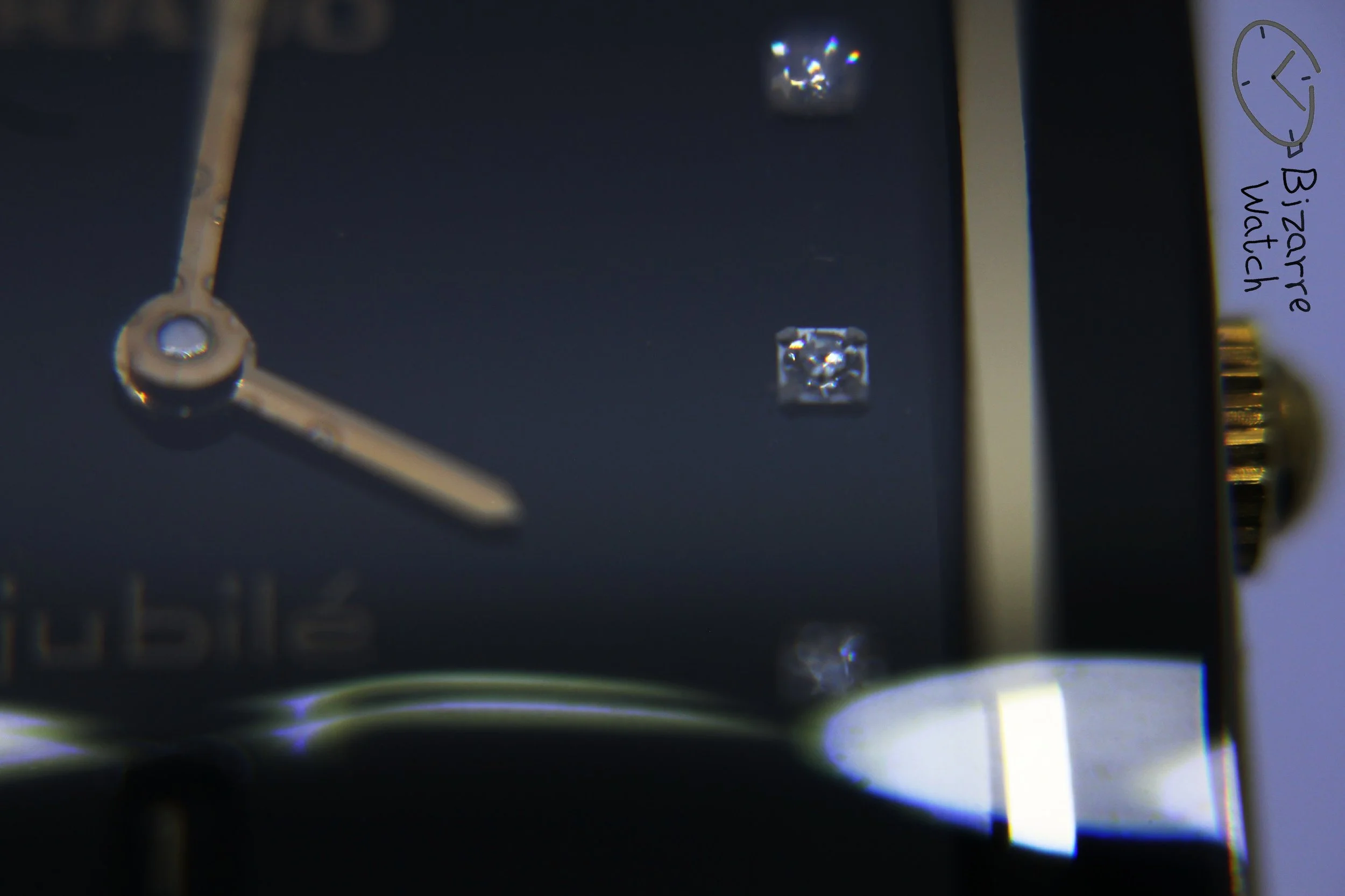 dial 073 hands crown logo date scratchproof Jubilé Diamond Rado Jubile Gold Black Ceramic Diastar Integral 160.0282.3 Watch bizarre men women unisex