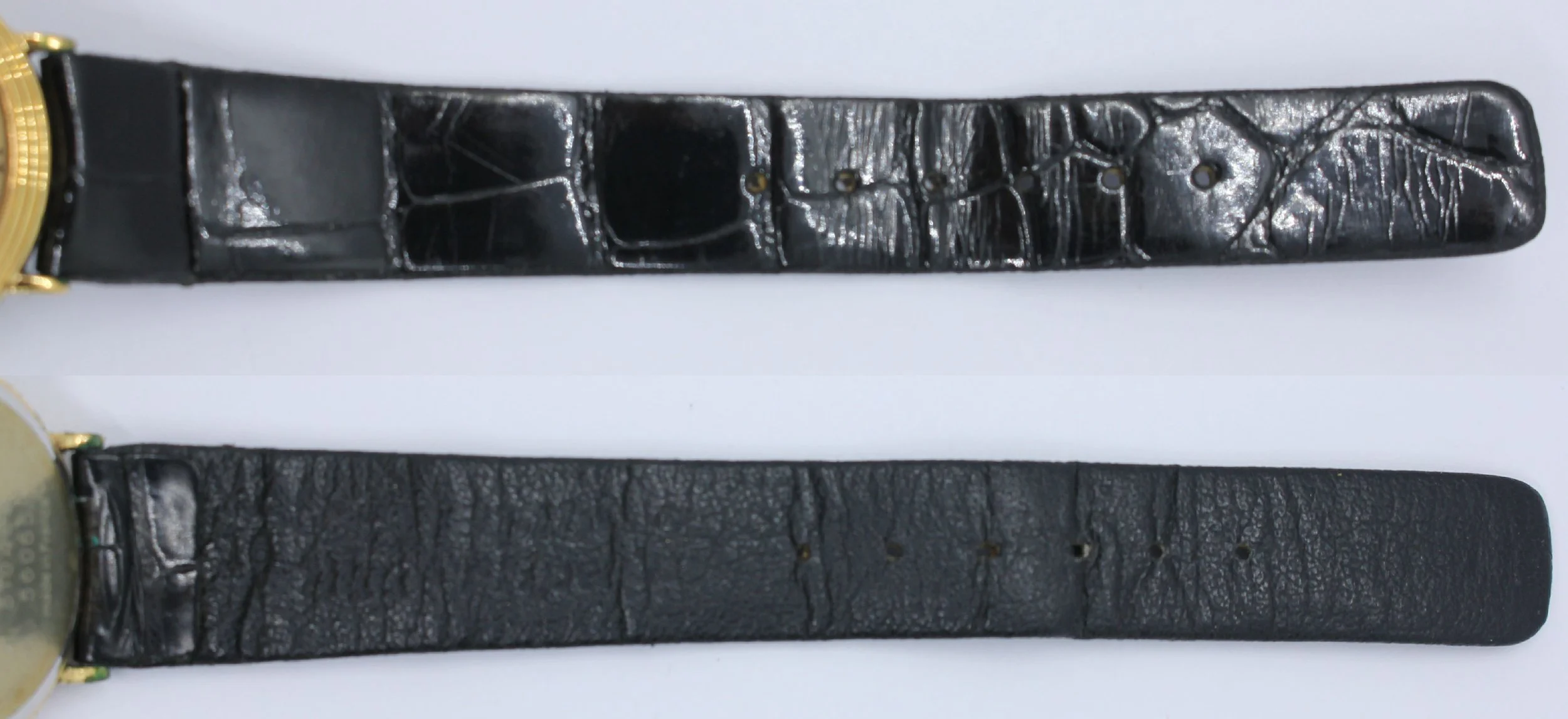 genuine leather strap black Vintage Goldplated Lanvin Michel Herbelin Watch Made In France watch men women ladies unisex bizarre