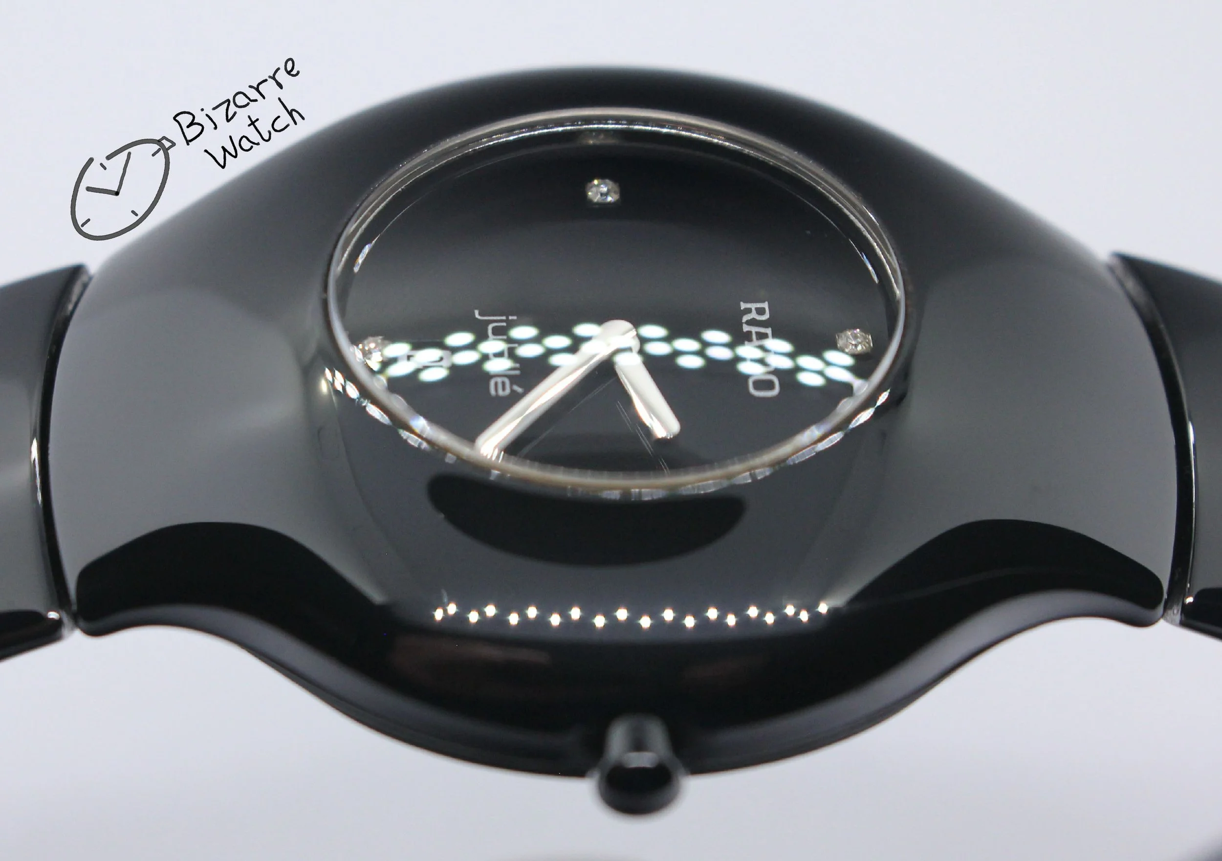 polarised polarized lens view Scratchproof Rado Xeramo Jubilé Jubile 37mm Black Ceramic 160.0453.3 Watch bizarrewatch bizarre men women unisex gents