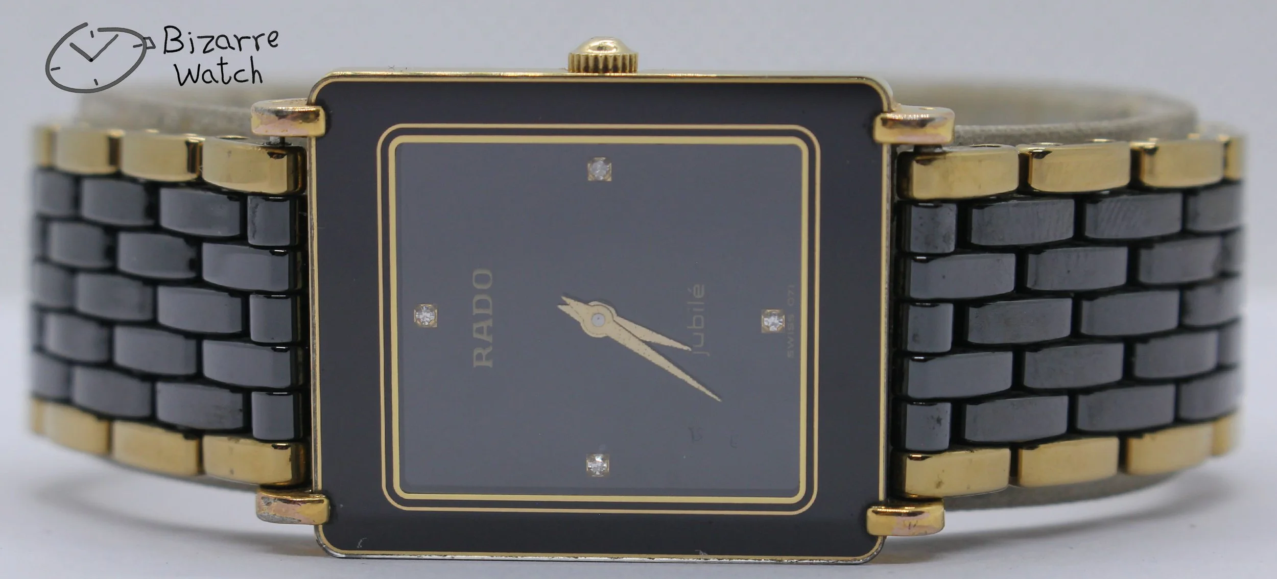 4 diamonds diamond vintage Jubilé Scratchproof Rado Jubile Diastar 204.0356.3 High Tech Ceramics  ceramic Watch ladies women preowned used