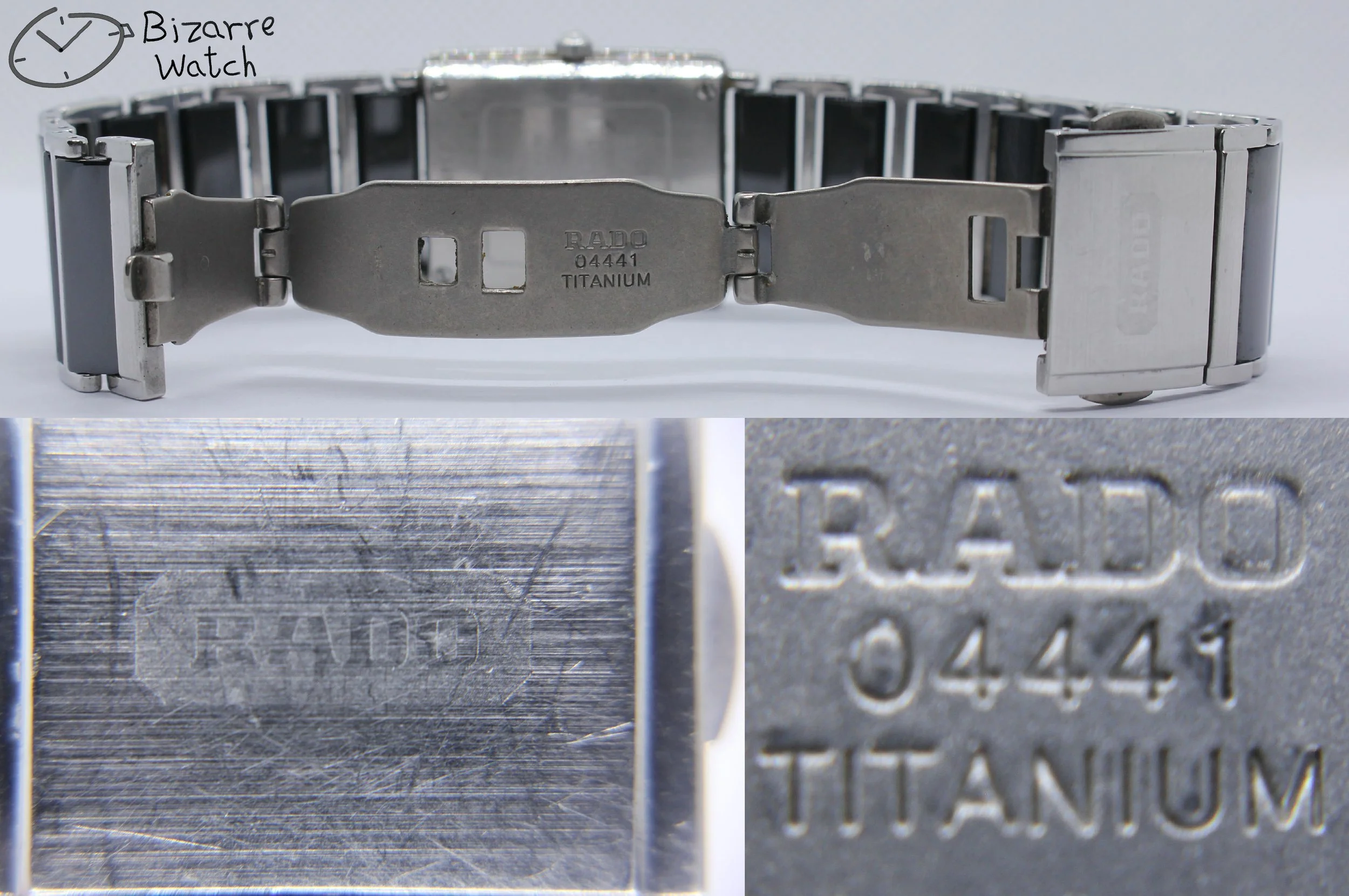 bracelet links clasp 04441 titanium Scratchproof Rado jubile jubilee Jubilé Black Ceramic Diastar Integral 160.0486.3 Watch women men unisex bizarrewatch bizarre