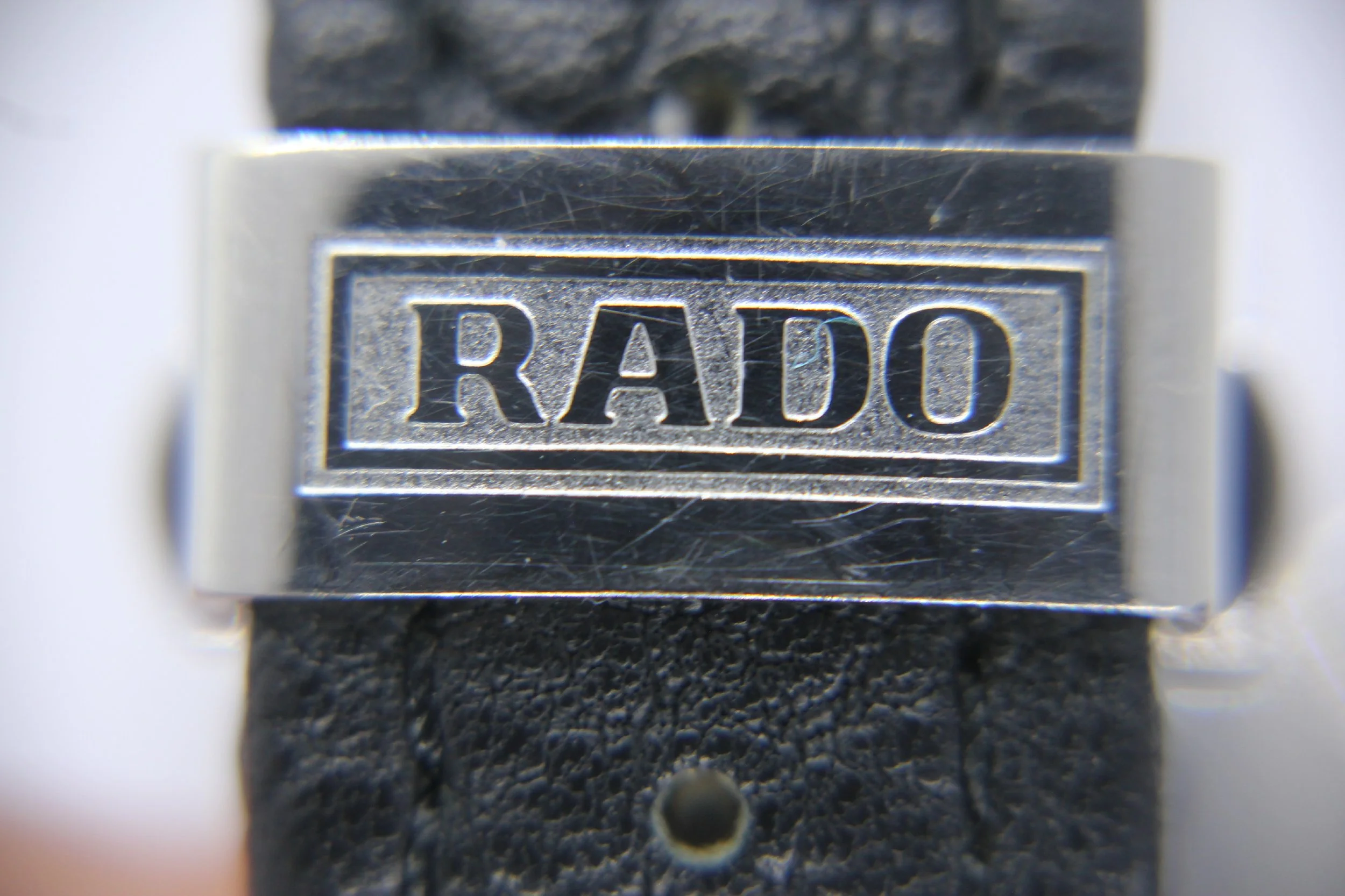 clasp Leather Rado Mini Diamaster diamaster Diastar 34mm Chronograph Tungsten Carbide Red black 538.0470.3 women unisex men bizarrewatch