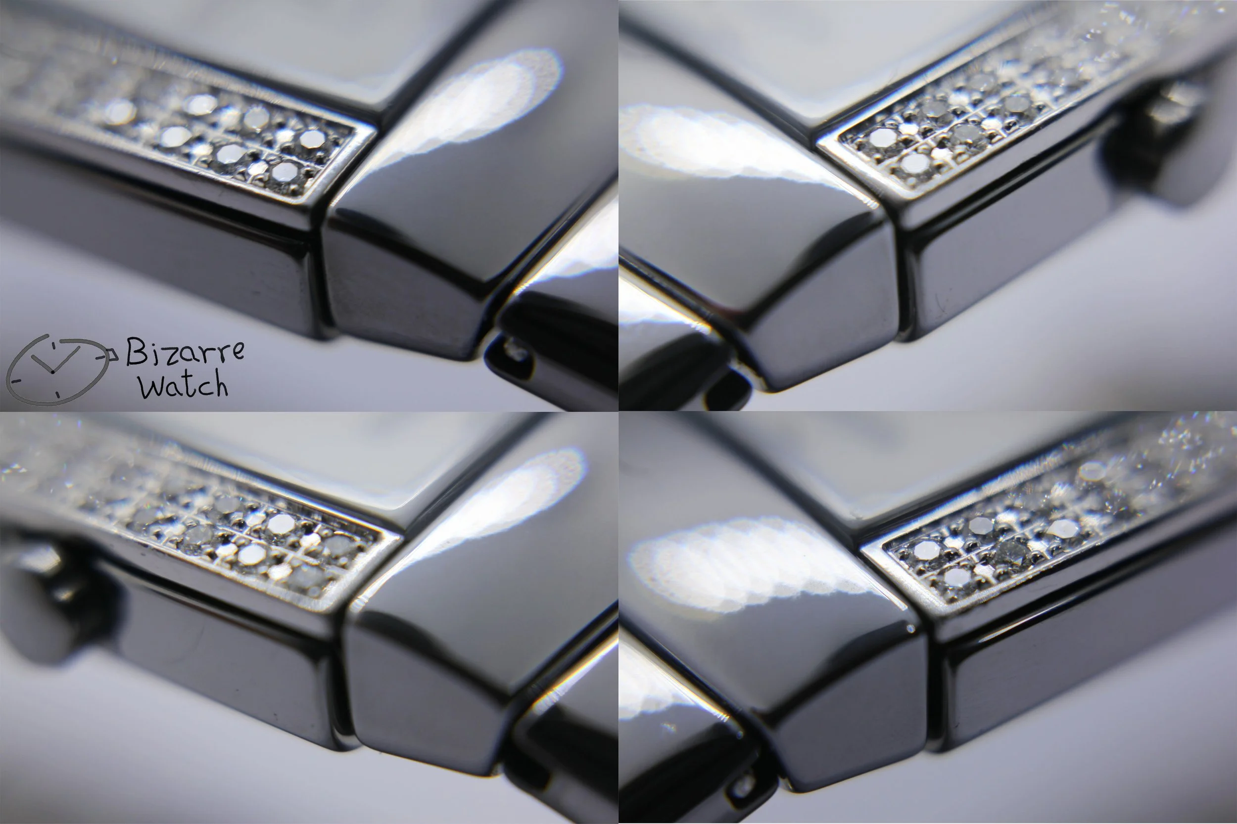 four corner view bezel diamonds 44 Diamond Rado Sintra Jubilé jubilee jubile Mother Of Pearl 22mm 153.0578.3 Ceramic Watch ladies women titanium silver bizarre