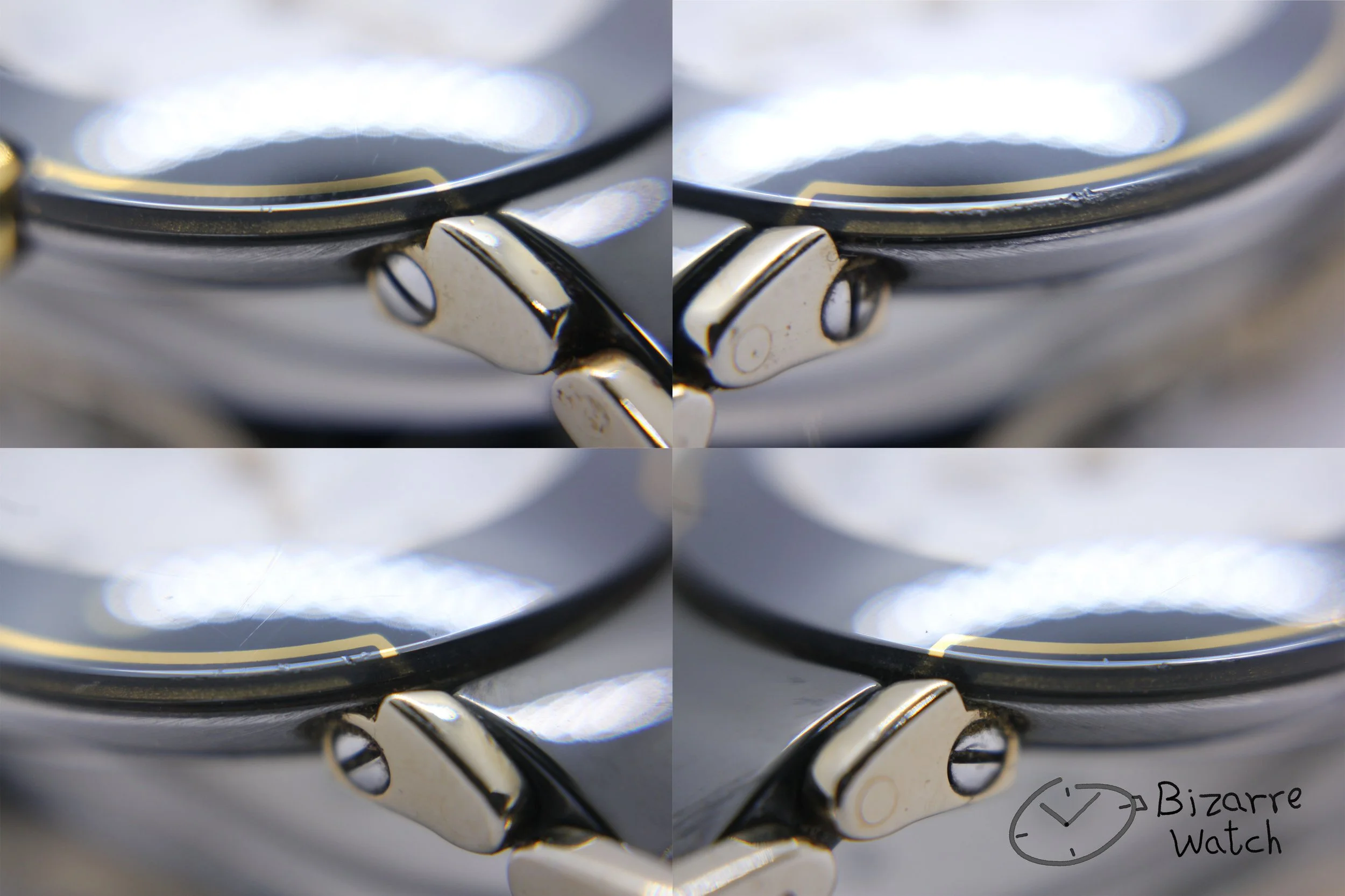 four corners sapphire domed vintage Ladies Scratchproof RADO Coupole Diastar 24mm Black Ceramic 204.0302.3 Watch bizarre bizarrewatch women ladies