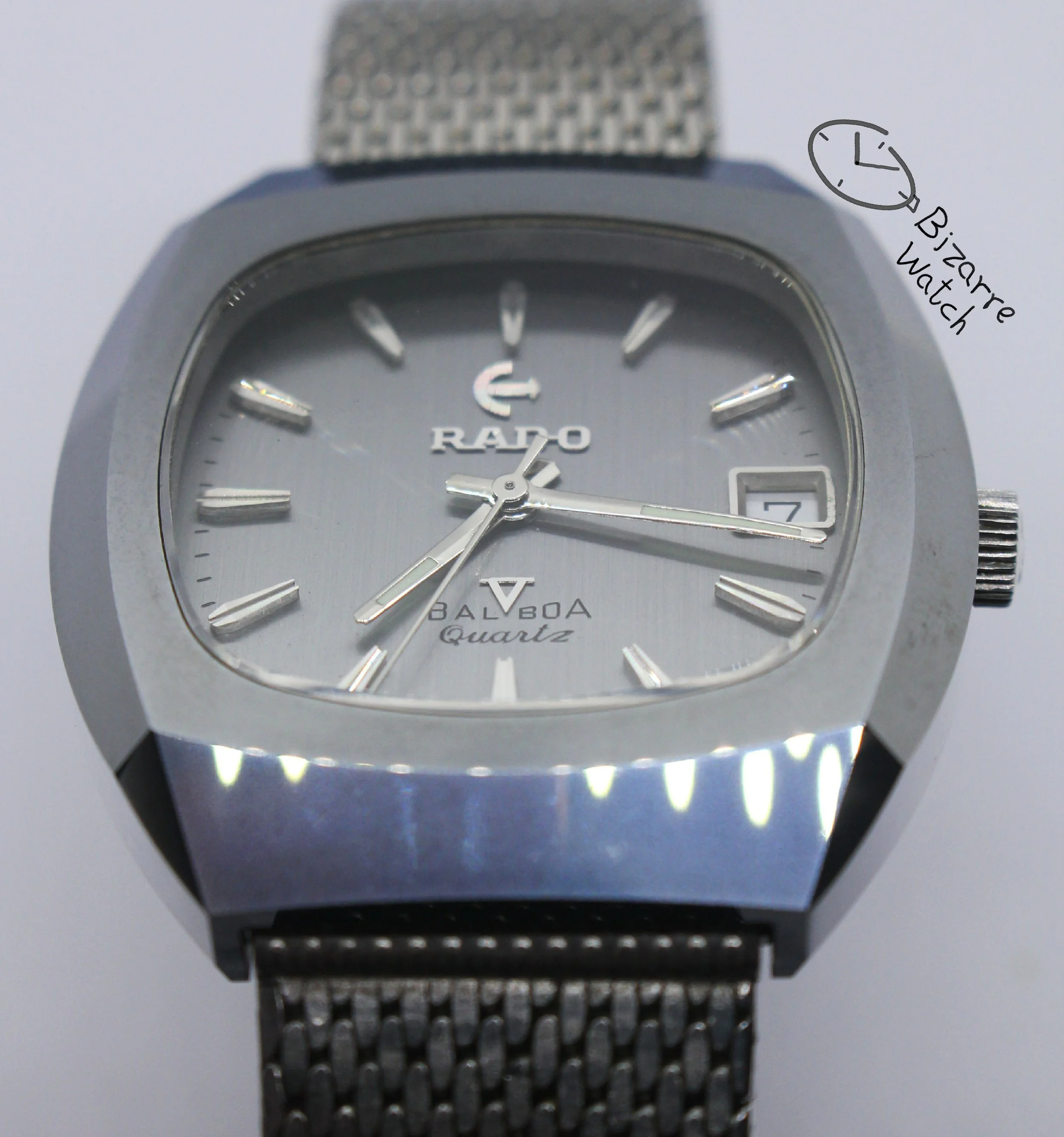 Vintage Scratchproof Rado Balboa K161 Tungsten Sapphire