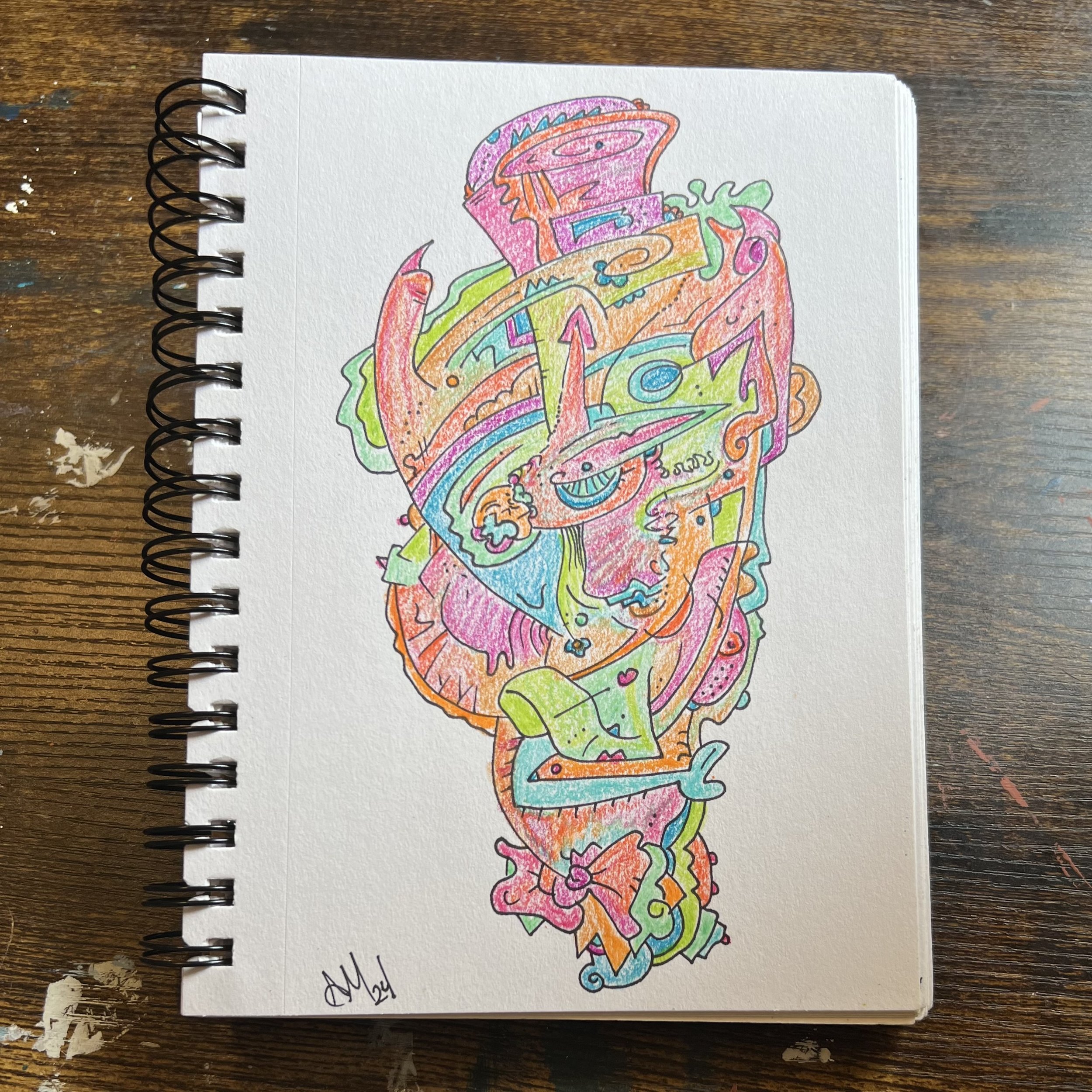 Fancy Tropical Abstract Demon